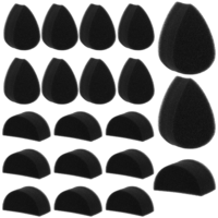 20 Pack Face Paint Sponges Black Petals Painting Sponge Makeup Faces Sponge High Density Face Painting Supplies Professional Body Paint Kit for Art Work Adult Paints Crafts Halloween