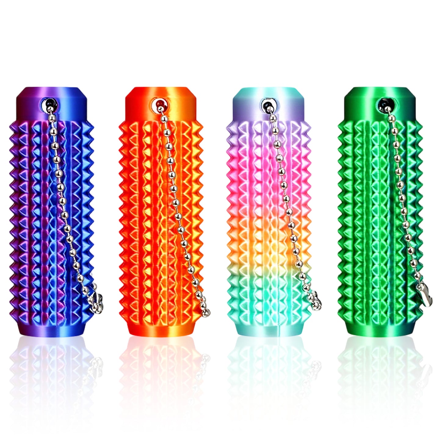 4Pcs Little Pain Ouchies Fidget, Pain Stim Fidget Toy for Adults, 3D Printed Venting Key Pendant, Portable Travel Sensory Toy for Stress Relief & Focus, Office Workers Novelty Gifts for ADHD Anxiety