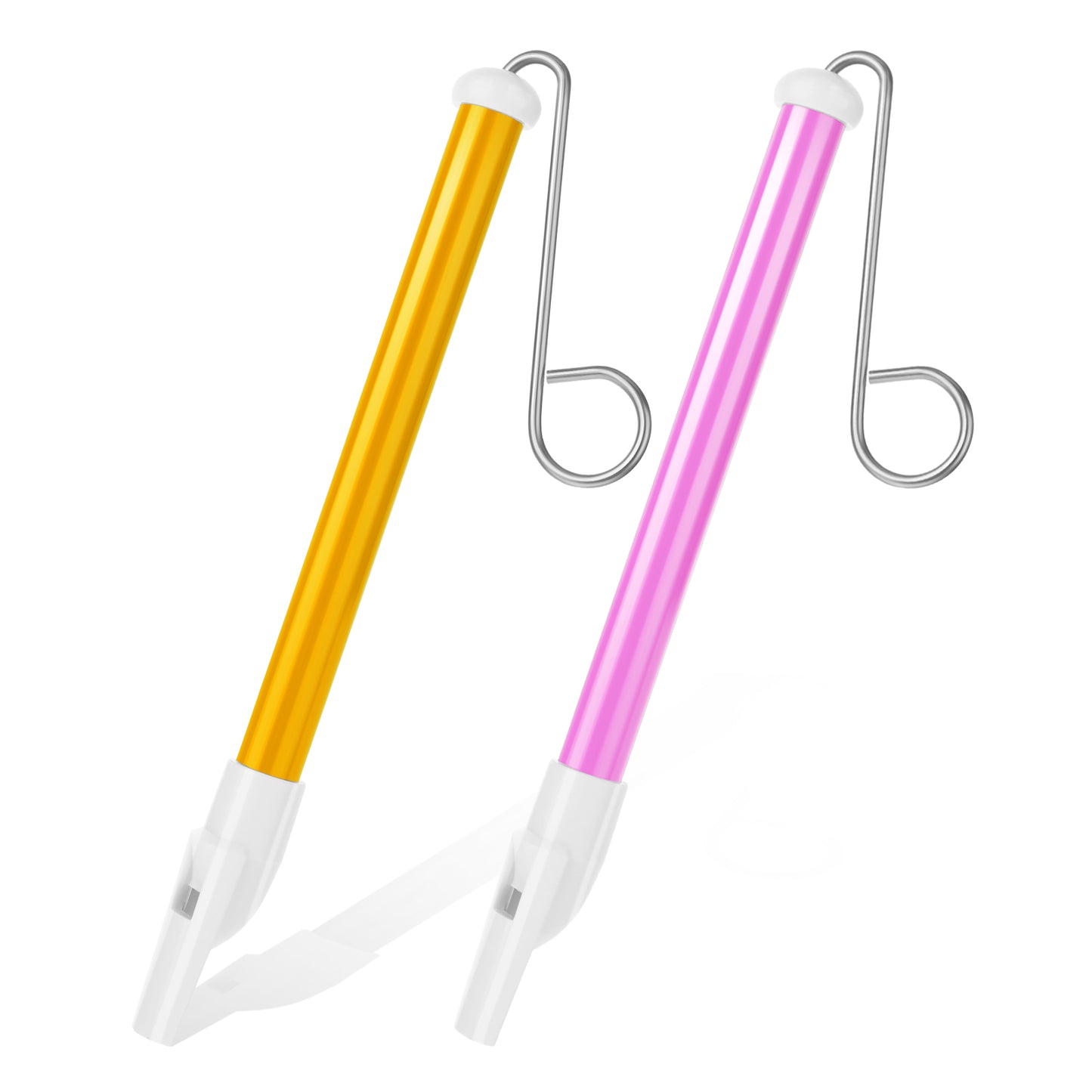 YUXIANLB 2PCS Slide Whistle For Adults Whistles Toy Musical Instrument Plastic Sliding Whistles For Speech Oral Muscle Training 9.45In Flute Instrument Train Musical Whistles