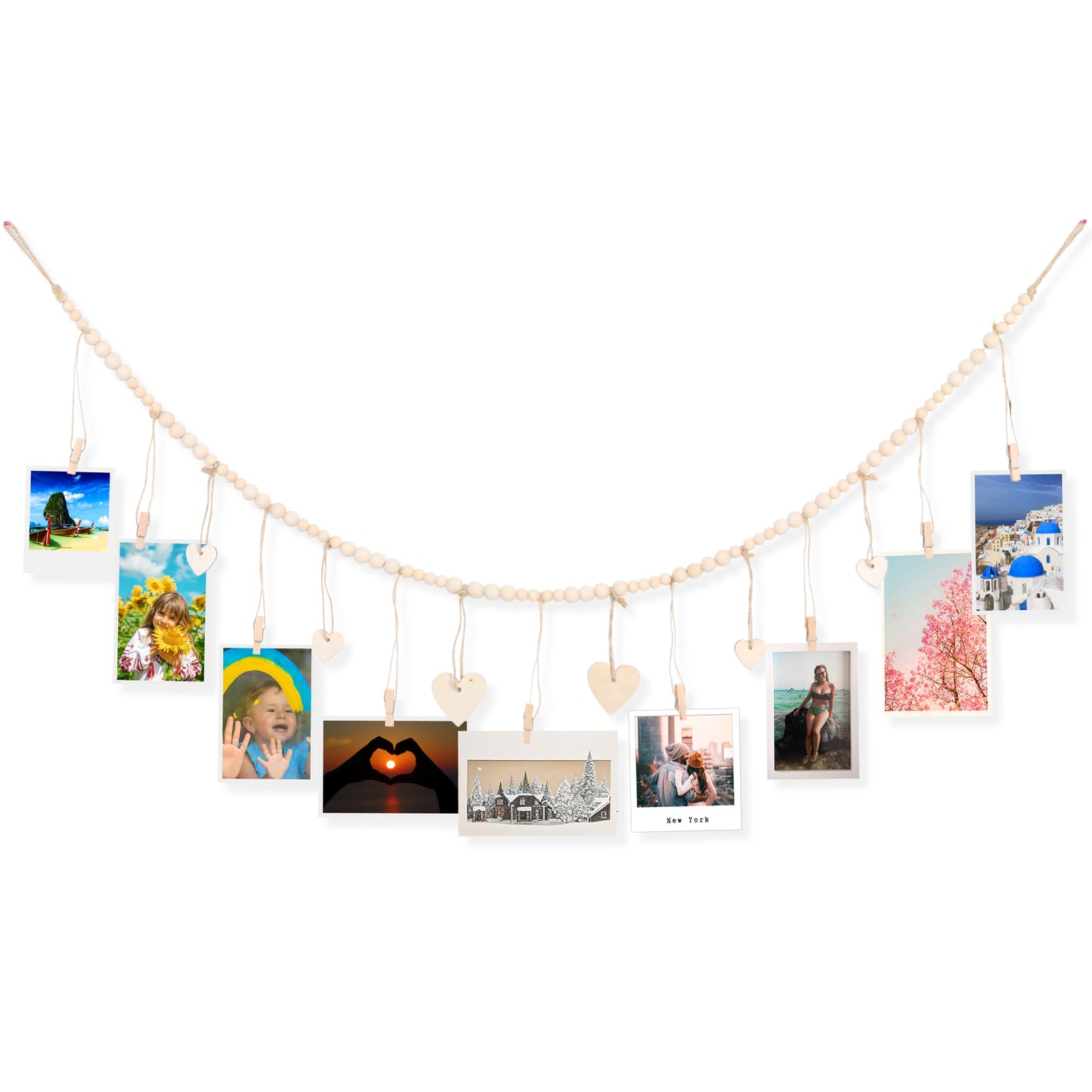 Sibba Clip Photo Holders Room Decor For Bedroom Boho Picture Frames Collage Dorm Classroom College Pictures Decorations Cute Aesthetic Albums Display Living Wall Hanging Banners Hanger Work Art