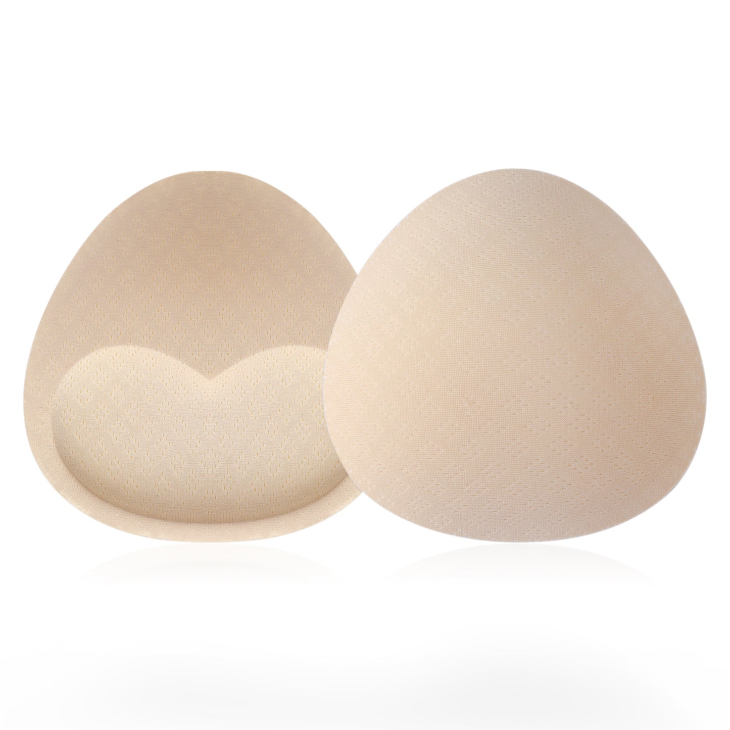 Sibba Bra Pads Inserts Enhancers Tape Lingerie Lift Cup Invisible Chest Coverings Sponge Boob Women Sticky Padding C Beige