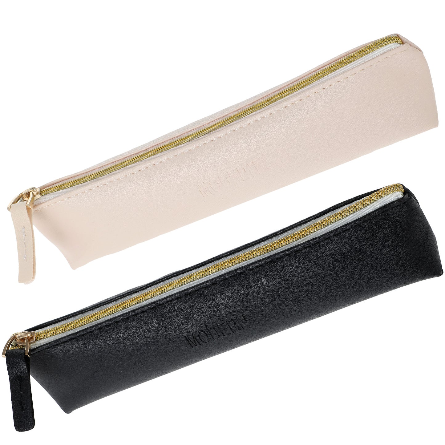 2 Pcs Small Makeup Bag Portable Leather Pouch Waterproof Zipper Cosmetic Bag Lipstick Coin Purse Case Travel Makeup Accessories Storage Cute Cosmetic Brush Organizer for Women Girls