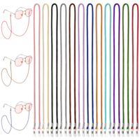 Heclia Eyeglasses Strap 12 Pcs Sunglass Eyeglass Holder Sports Glasses Lanyard Around Neck Glasses Lanyard String Eyeglasses Chain Accessories for Women Men Sunglass Reading glasses