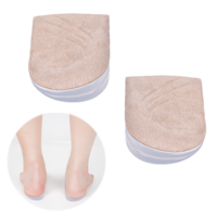 3 Layers Supination Overpronation Insoles Adjustable Heel Inserts Pronation Correct Insoles Anti-Slip Heel Insole Medial & Lateral Silicone Inserts for Men Women Foot Alignment Bow Leg