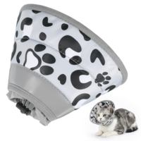Hadnves Soft Cat Cone Collar Adjustable Elizabethan Collar Cat Recovery Collars Alternative to Stop Licking Comfortable Foldable Cones for Large Medium Small Dogs Cats Recovery After Surgery
