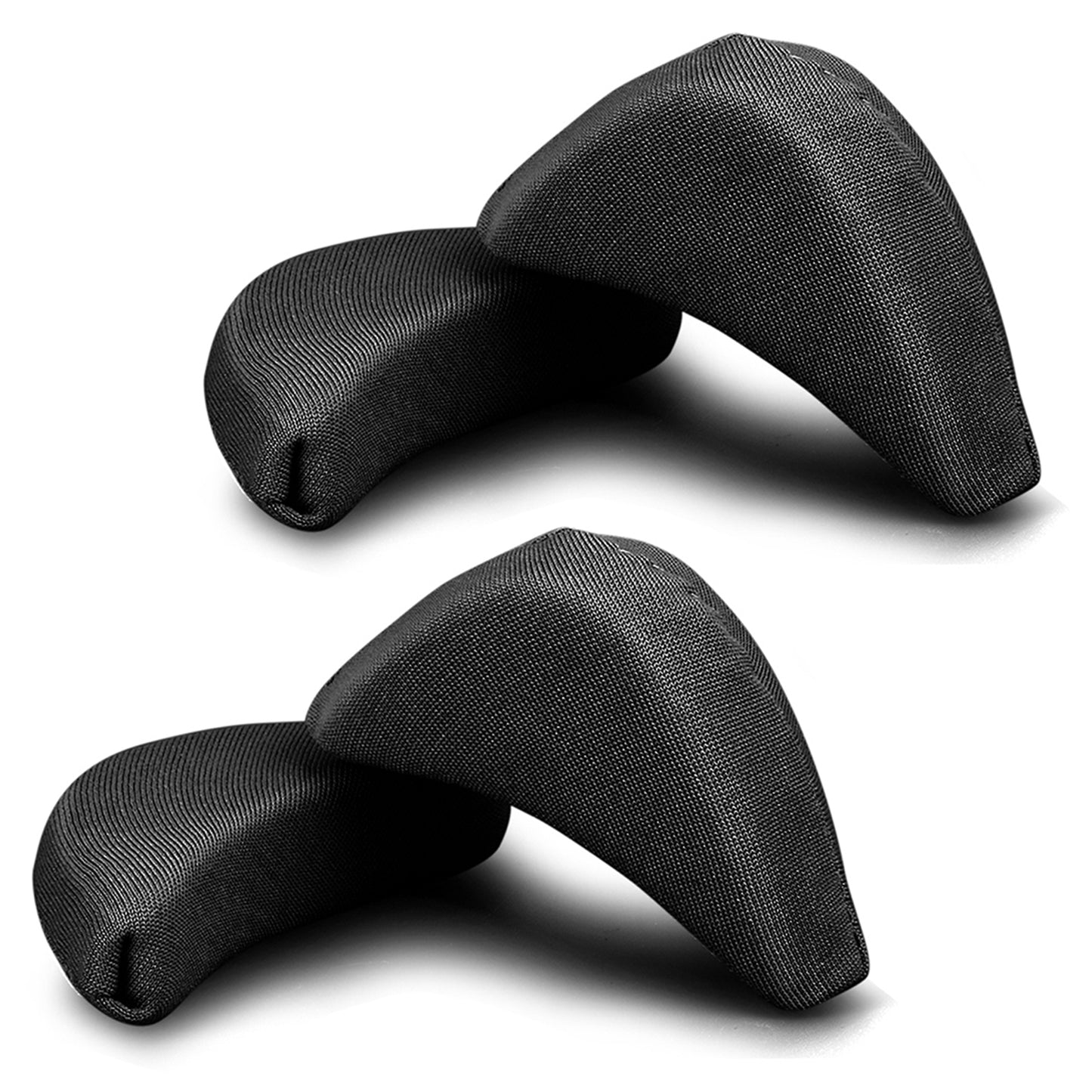 2 Pairs Soft Sponge Adjustable Shoe Filler Breathable Toe Filler Inserts Unisex Big Toe Plug Foot Brace Forefoot Pad Fit Reusable Foam Cushion for Women Girls High Heel Casual Sports Boots(Black)