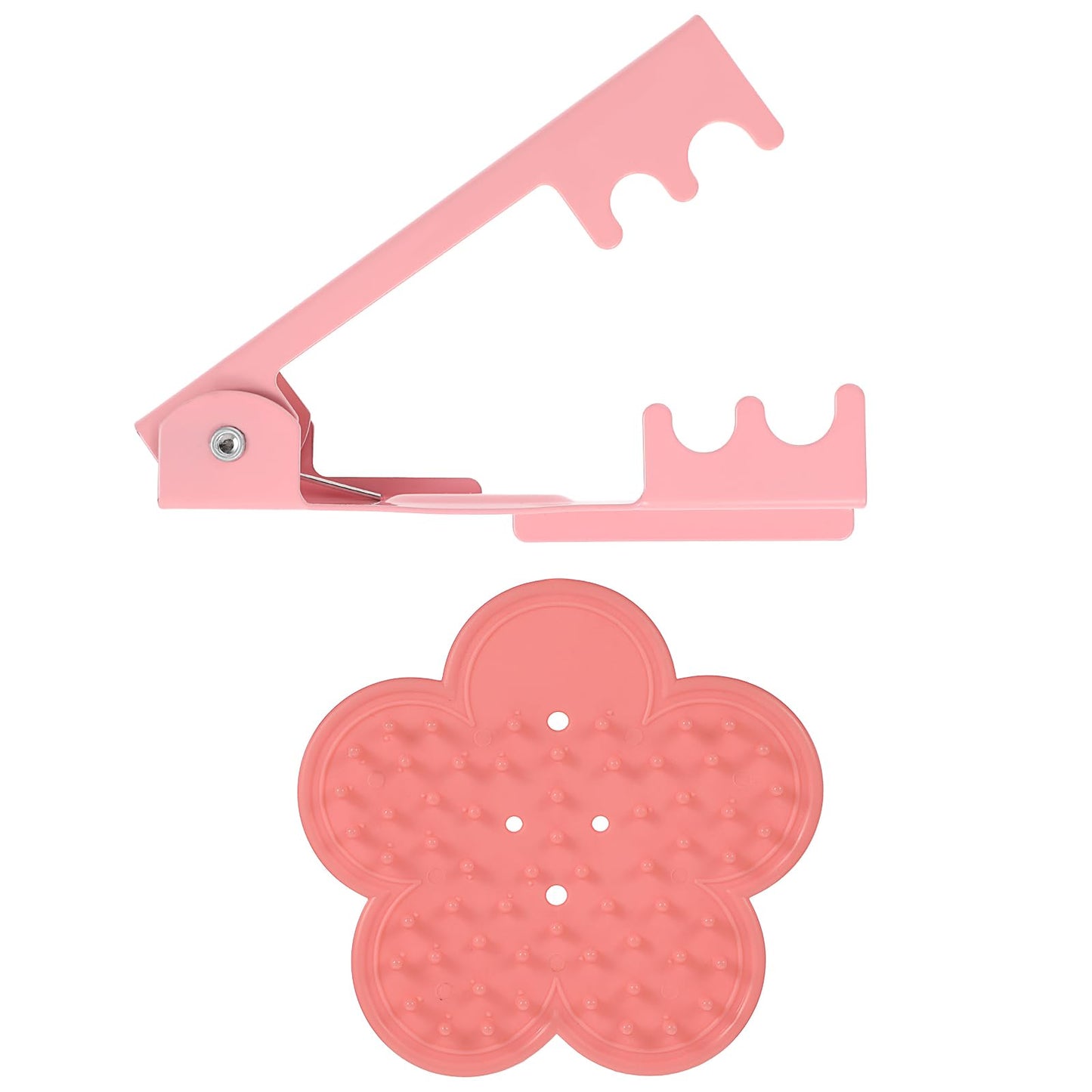Sibba Rose Stem Leaf Thorn Stripper Stripping Tool Pink Scissors Remove Shears Tool Pruners Flower Cutter Lawn Care Clippers Florist Supplies Bouquet Accessories for Bouquet Garden