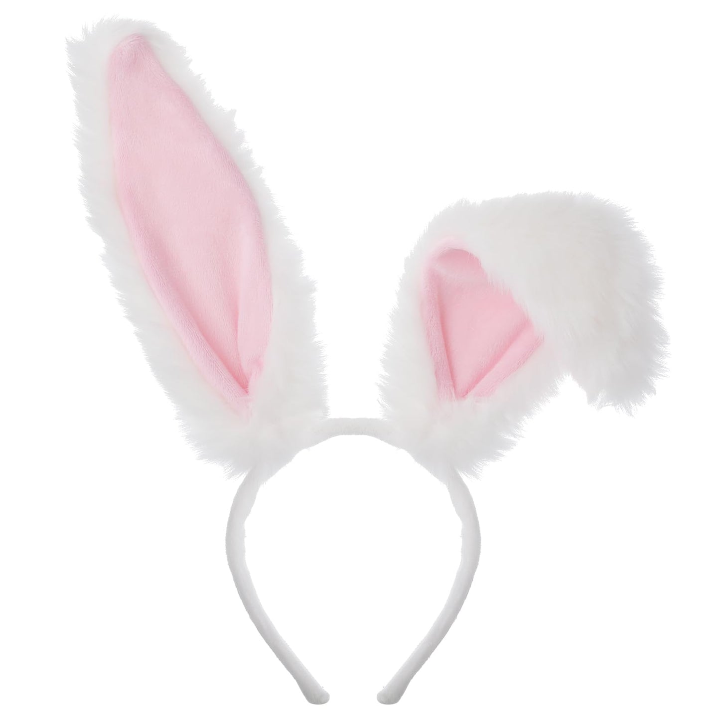 Bunny Ears Headband Cute Rabbit Ears Hairband Animal Headpiece Makeup Head Band Cosplay Costumes Accessories Party Holiday Birthday Decoration for Women Girls
