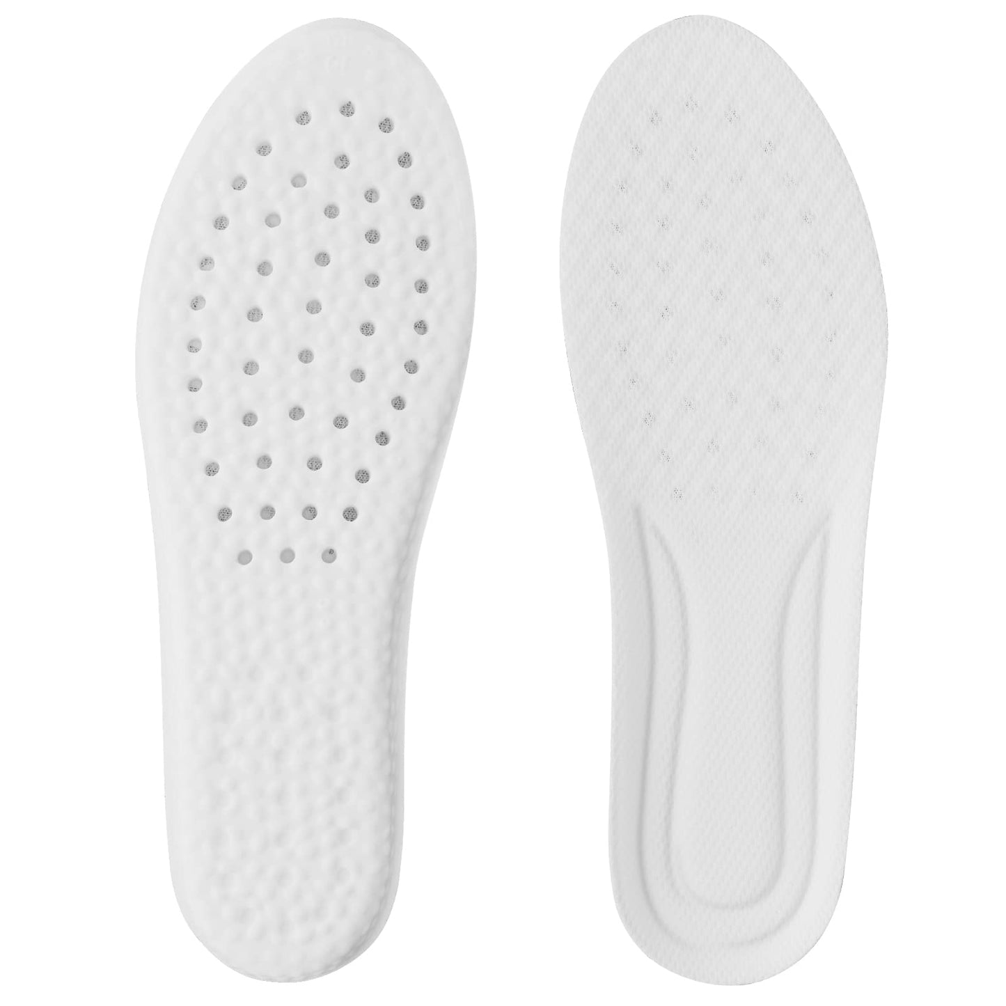WLLHYF 1 Pairs Memory Foam Shoe Insoles, Shock Absorption Inserts Arch Support Cushioning Sports Insoles Soft Comfortable Replacement Insoles for Men Women Men: UK 6-11
