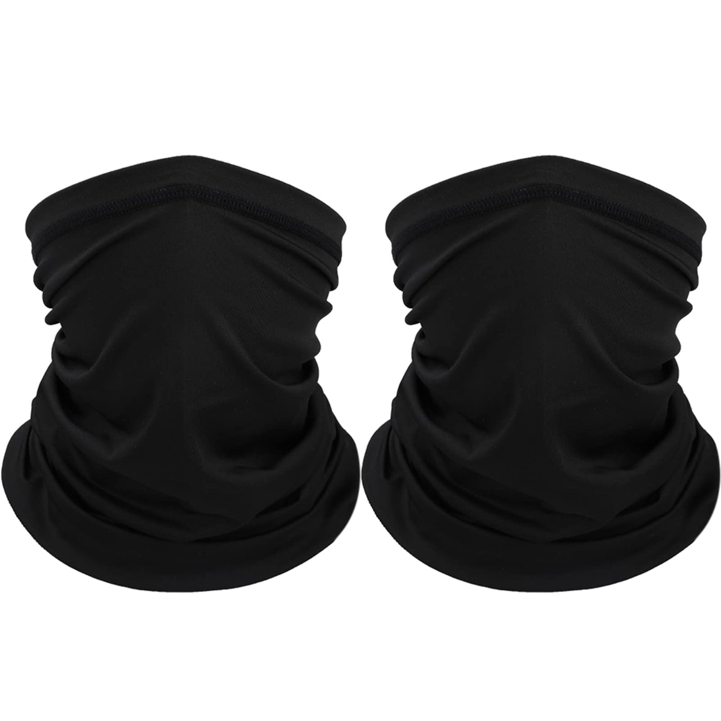 Sibba Masks Neck Face Gaiter 2 Pieces Winter Coverings Warmer Scarf Bandanas Head Black Multifunctional Headwear Hats Novelty Anime Breathable Sun Mask Sports Outdoors Recreation Clothing Men
