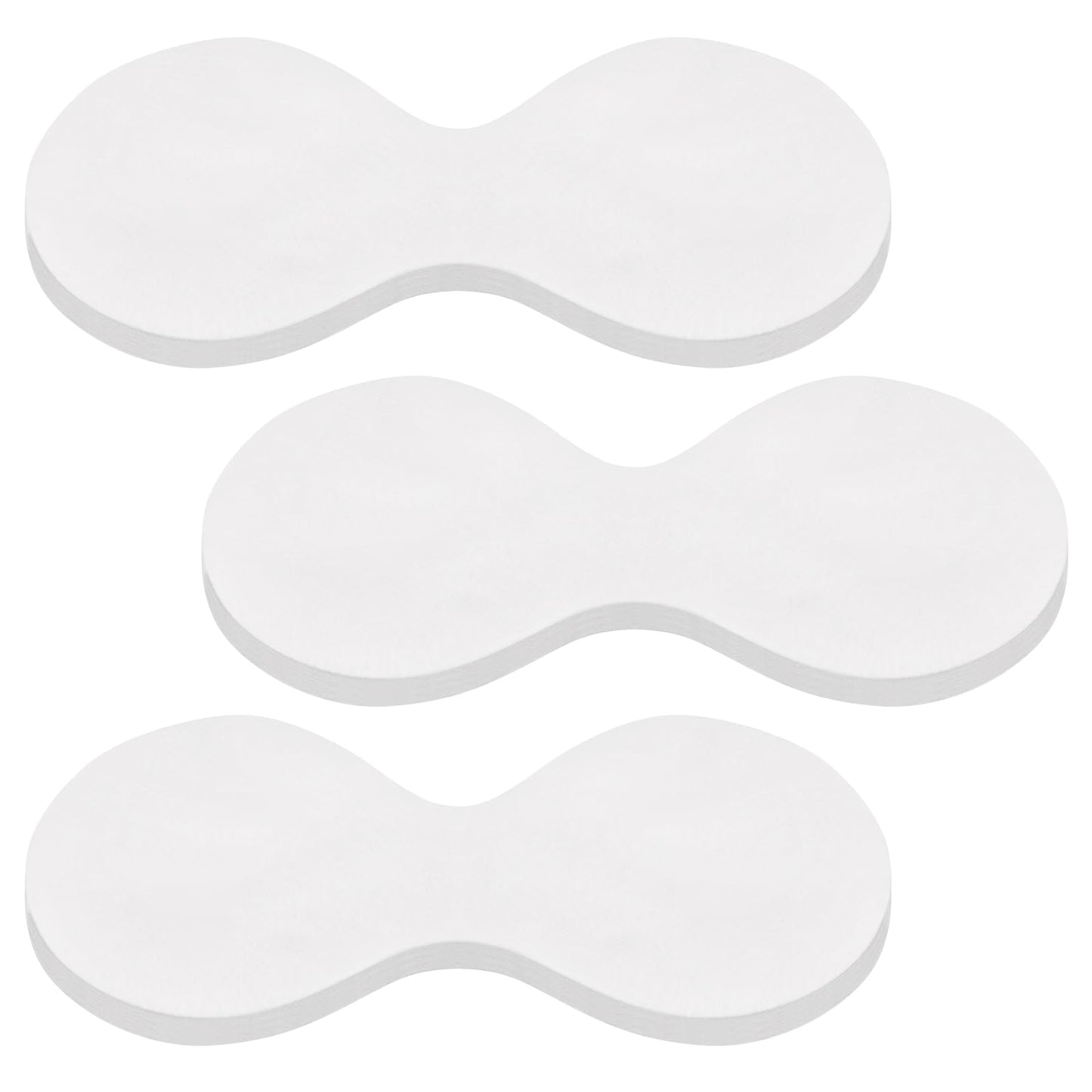 COMNICO 100PCS Disposable Eye Mask Paper Non Woven Eye Covers Cotton Eye Care Patches Pads Facial Skincare Spa Paper for Home Salon Beauty Tools