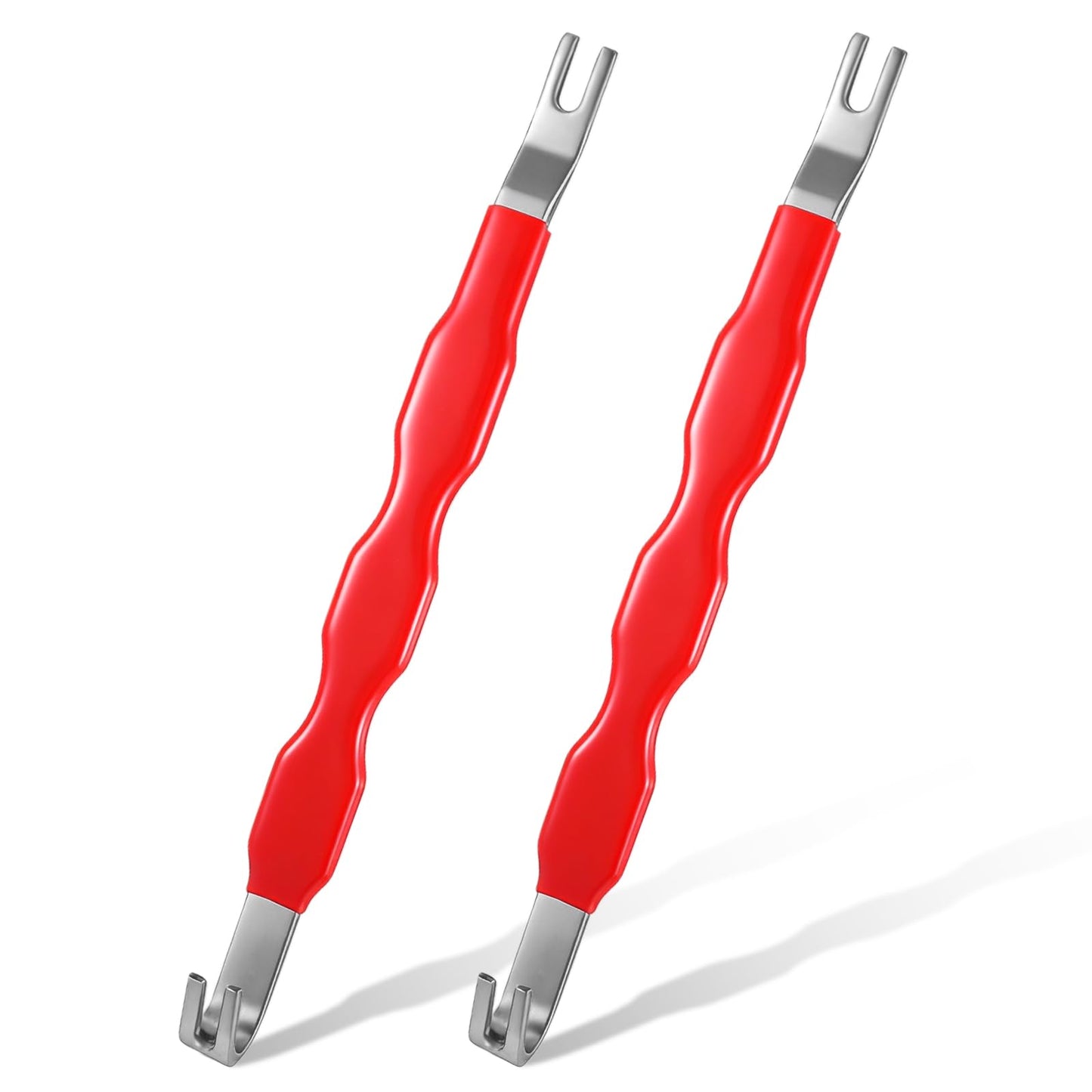 ElevateTech Automotive Electrical Terminal Connector Separator Removal Tool, 2 Pcs Double-Ended Electrical Connector Separator Tool Plug Disconnect Pliers Universal Fit for Most Cars Trucks & Vehicles