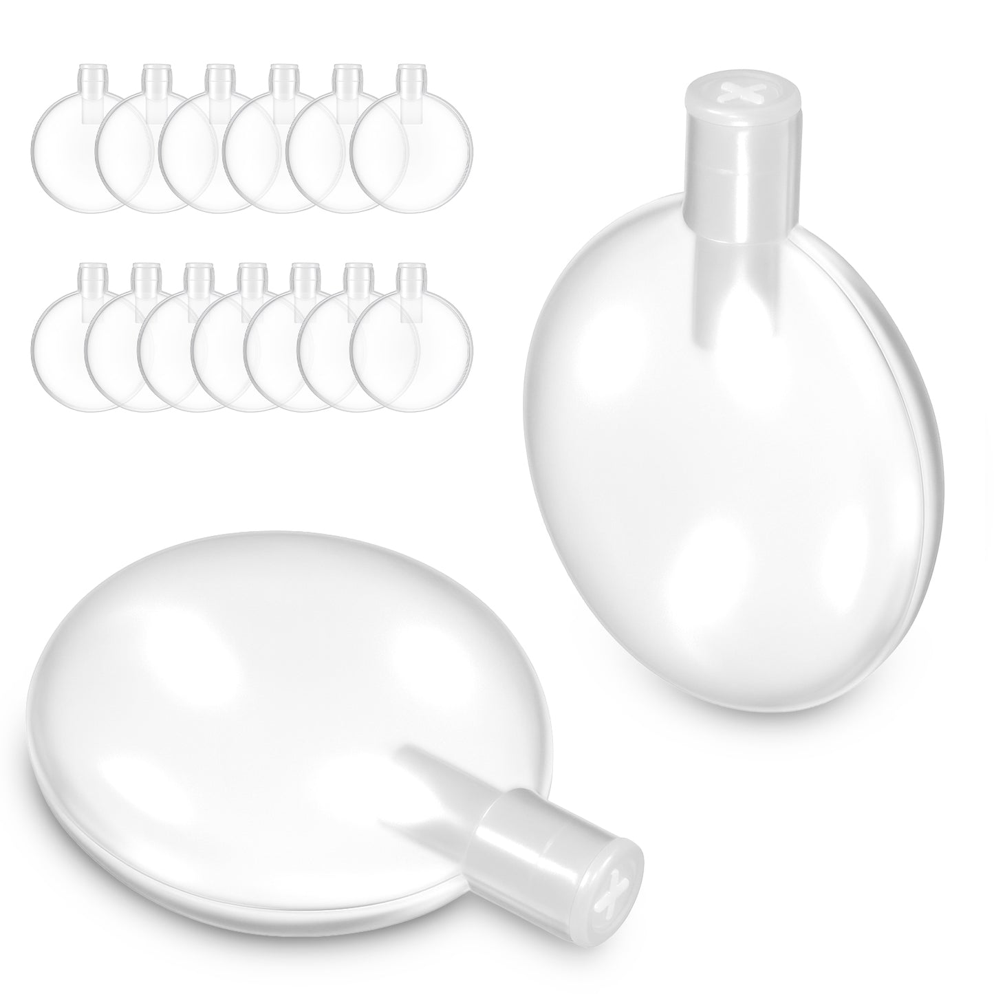 Wanmu 15Pcs Squeakers for Dog Toys, 40mm Noise Maker Insert Airbag Replacement for Pet Dog Cat Toy Repair