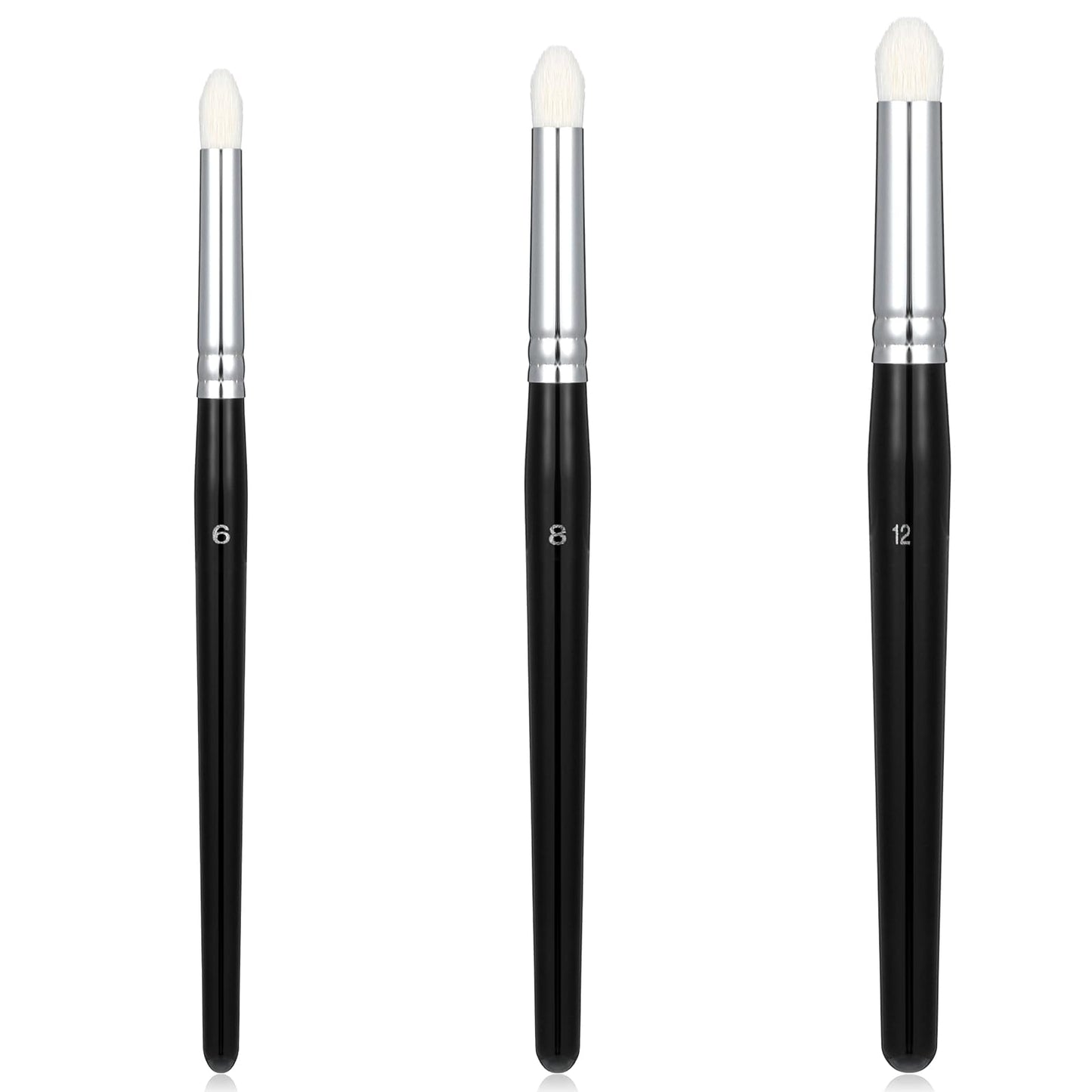 Wanmu Drybrush Set 3 Pcs in 3 Sizes Hobby Detail Paint Brush Set Drybrush Miniature Paint Brushes Professional Art and Advanced Acrylic Paint Brushes for Miniature Watercolor Oil Painting Model Paint