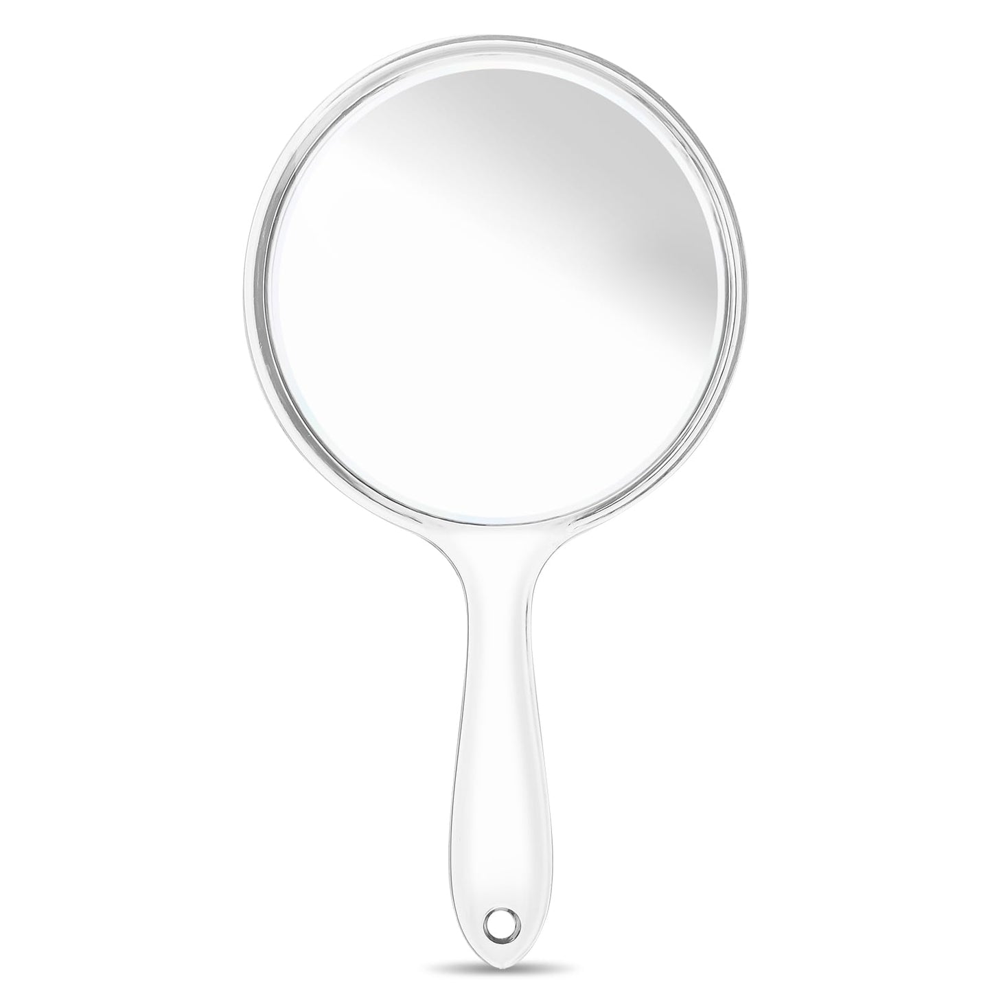 Sibba Magnifying Mirror Handheld Hand Held Handle Barber Cut Personal Hair Cutting Haircut Multi-Purpose Cosmetic Makeup Magnification Mirrors See Back Of Head Beauty Face Salon Stylist