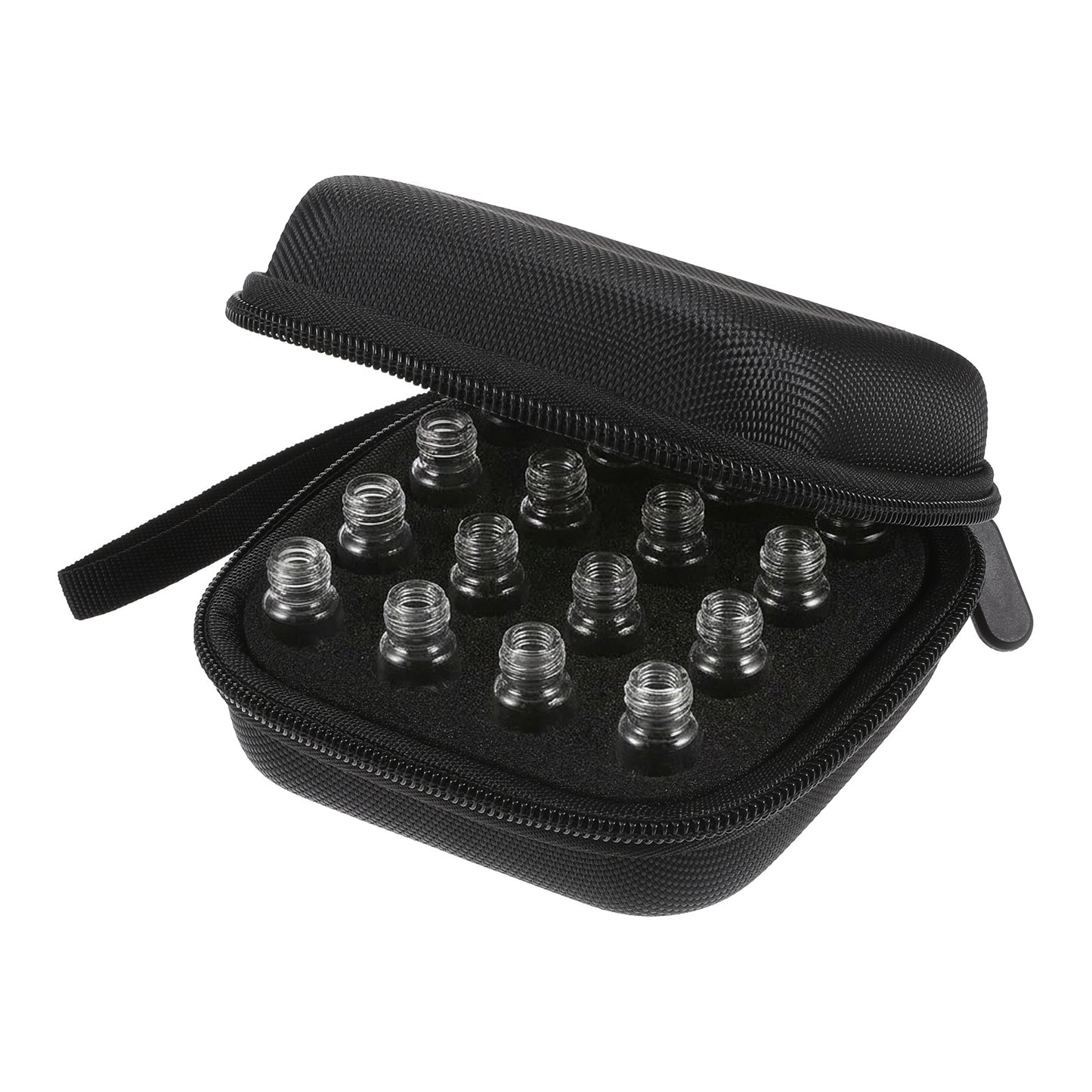 Ocapind 16 Slots Peptide Case for Fridge, Small Medicine Bottle Organizer Hard Shell Travel Storage Case with Hand Strap Fits 3ml Standard Vials
