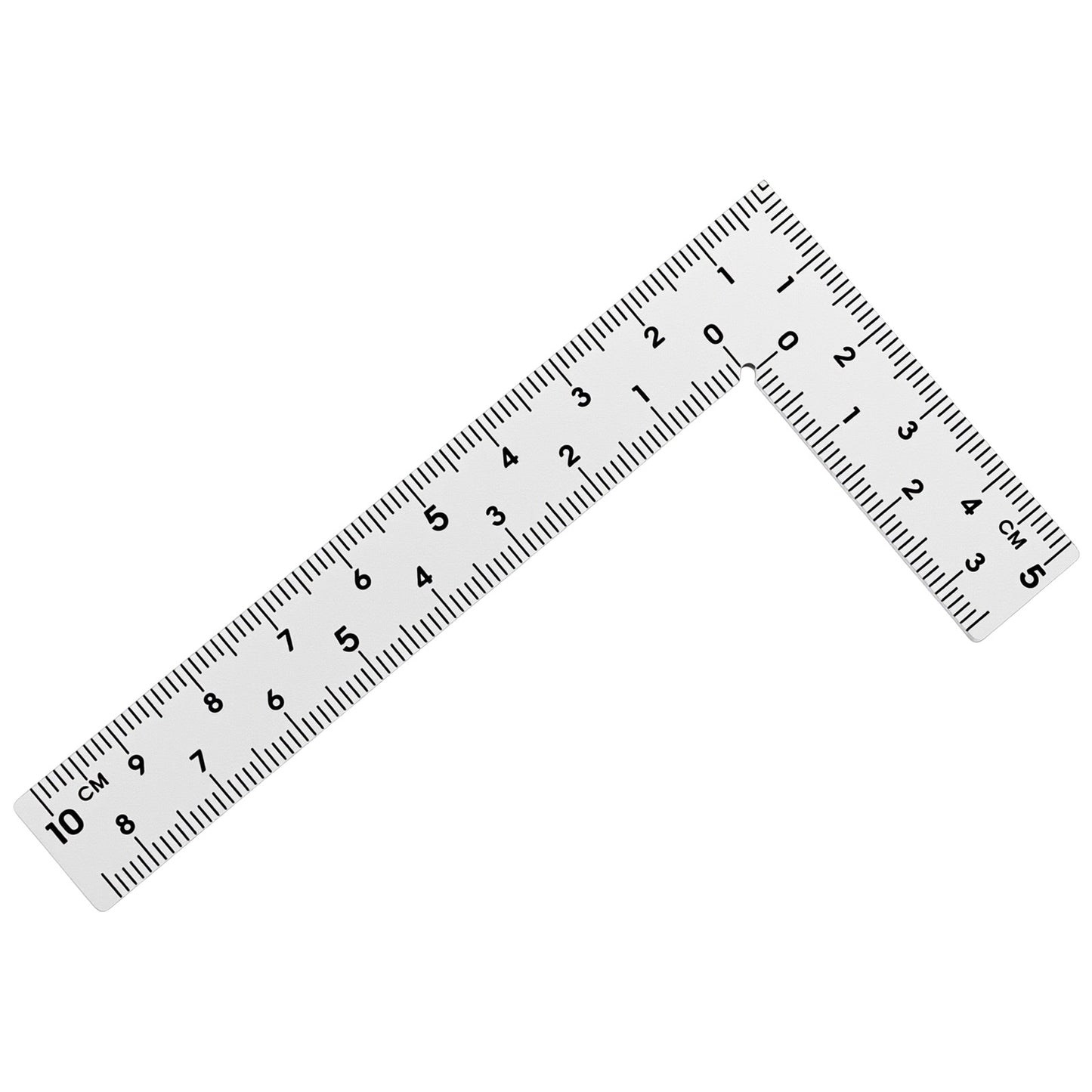 Hadnves L Shaped Ruler 2 inch by 4 inch Small Stainless Steel Right Angle Ruler Square Framing Measuring Tool for Engineer Carpenter