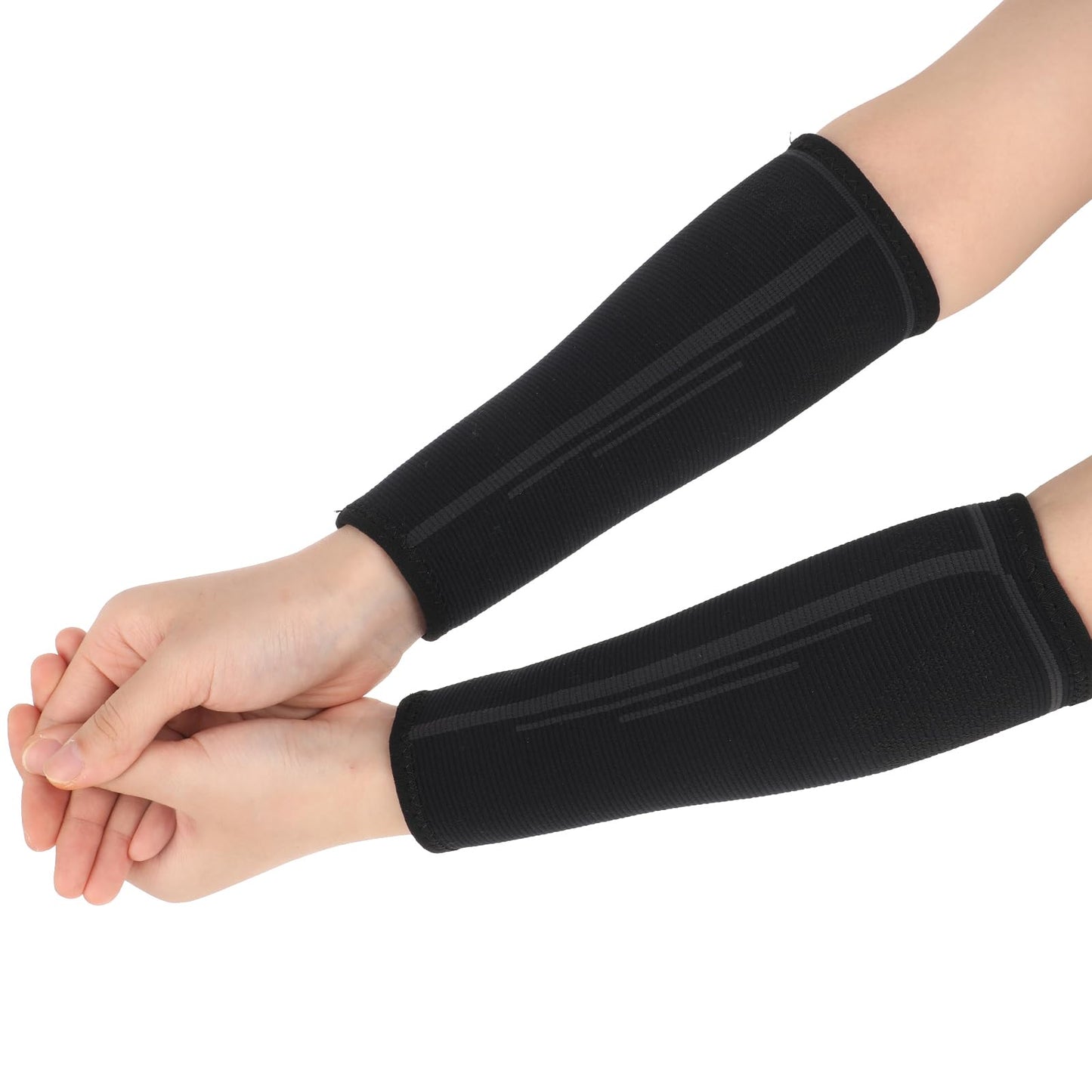 COMNICO 2pcs Volleyball Arm Sleeves Passing Hitting Forearm Sleeves Sports Compression Sleeves Training Arm Guards for Adult Men Women Teens Youth Kids, S (40-55kg)