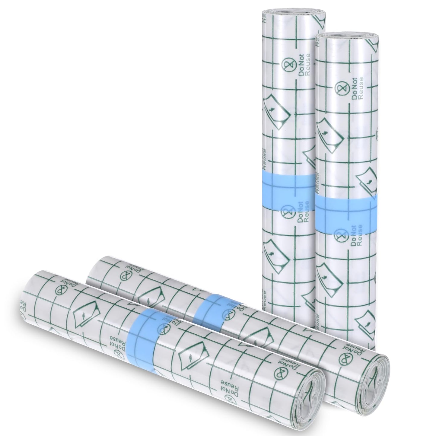 4 Rolls Tattoo Aftercare Waterproof Bandages Transparent Film Healing Protective Tattoo Cover Up Tape Second Skin Repair Adhesive Wrap Clear Sterile and Safe Shield Sterile Care