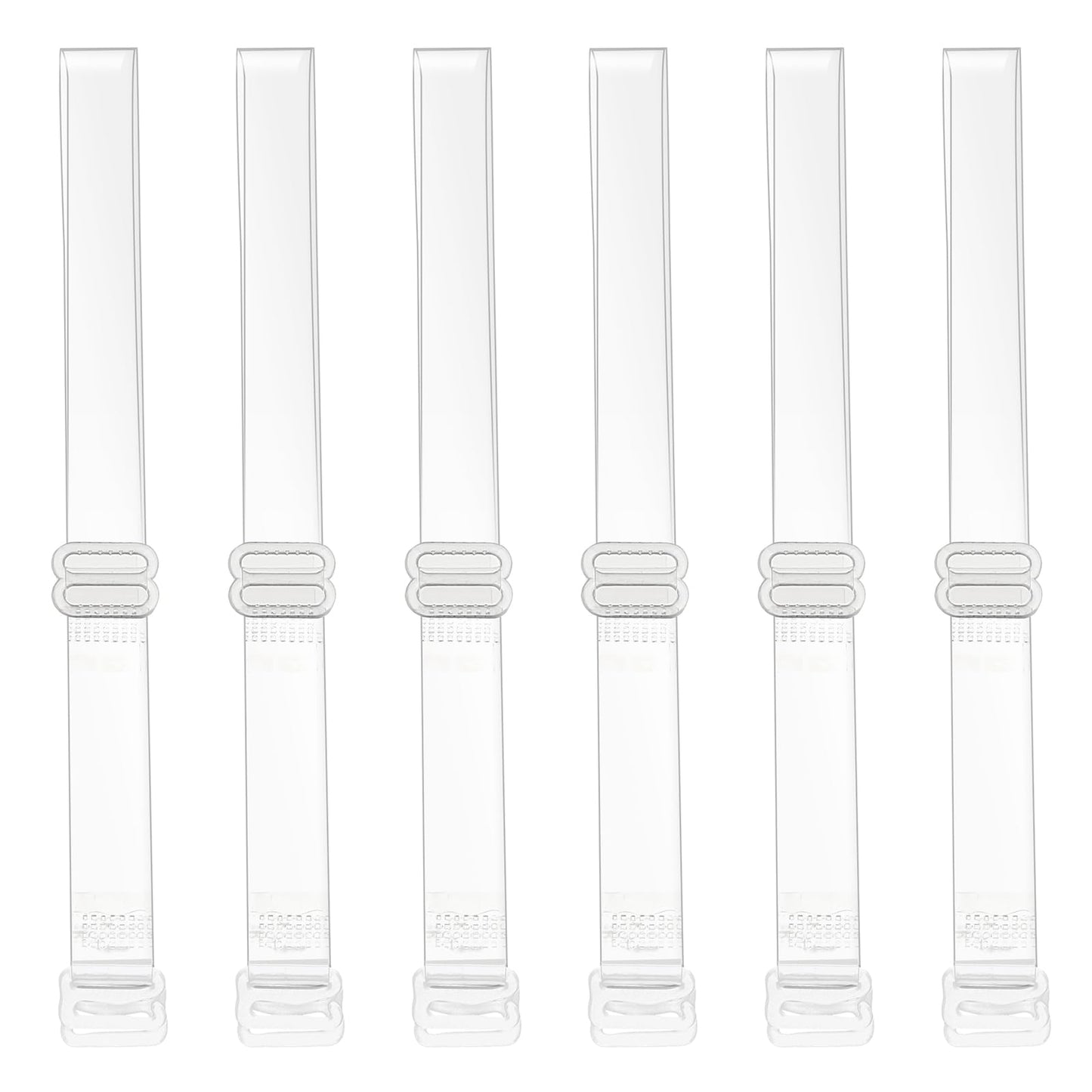 Bra Strap Holders 6 PCS Slipping Extender Hook Plus Size Clips Hide Extensions Decorative Back Extension Clasp Keep In Place Set Adjustment Clear Silicone Anti-Slip Shoulder Lingerie