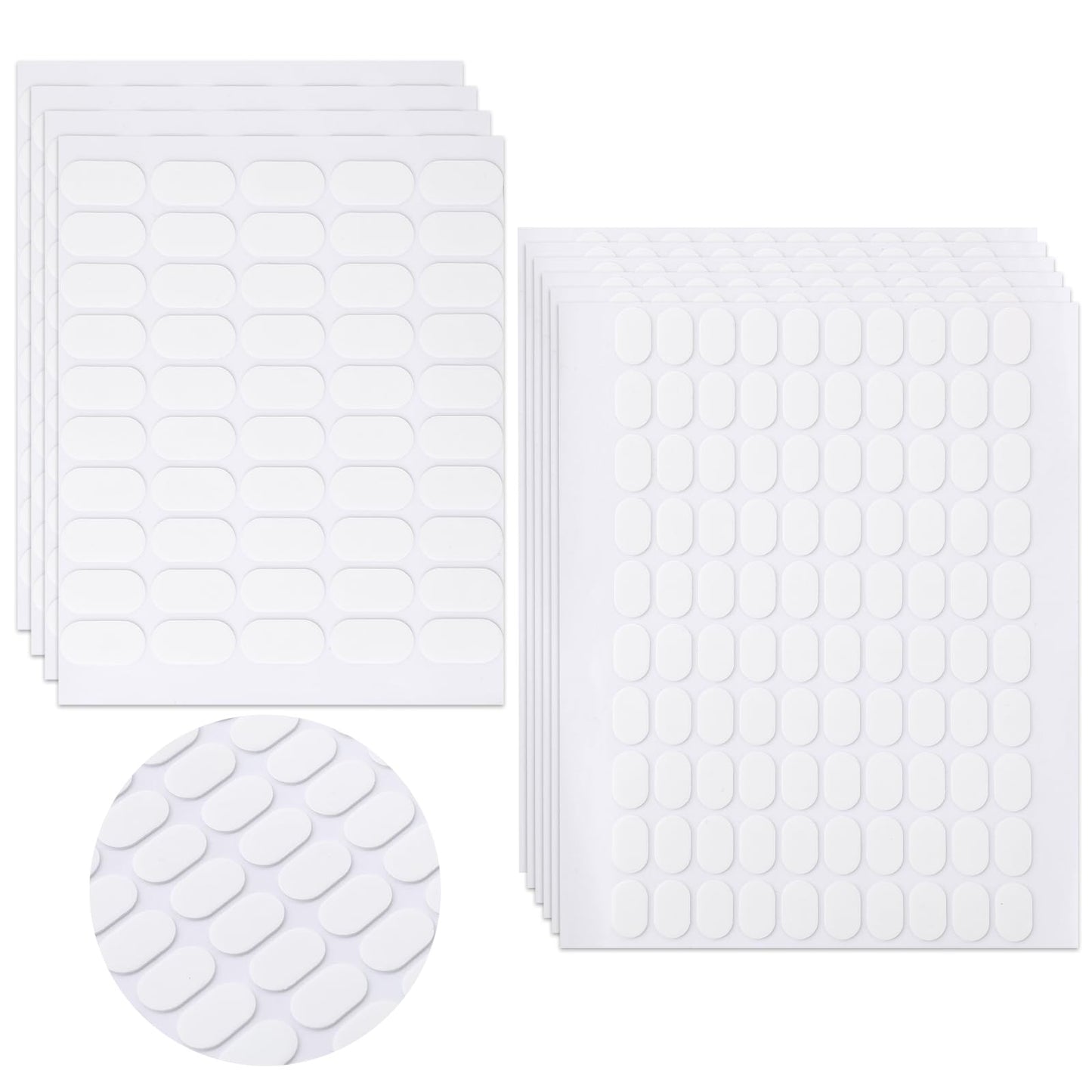 800 PCS Double-Sided Adhesive Dots High Strength Glue Point Stickers Crystal Clear Sticky Tack Putty Round Acrylic No Trace Waterproof Stickers for Craft DIY Balloon Party Decoration Envelope Photo