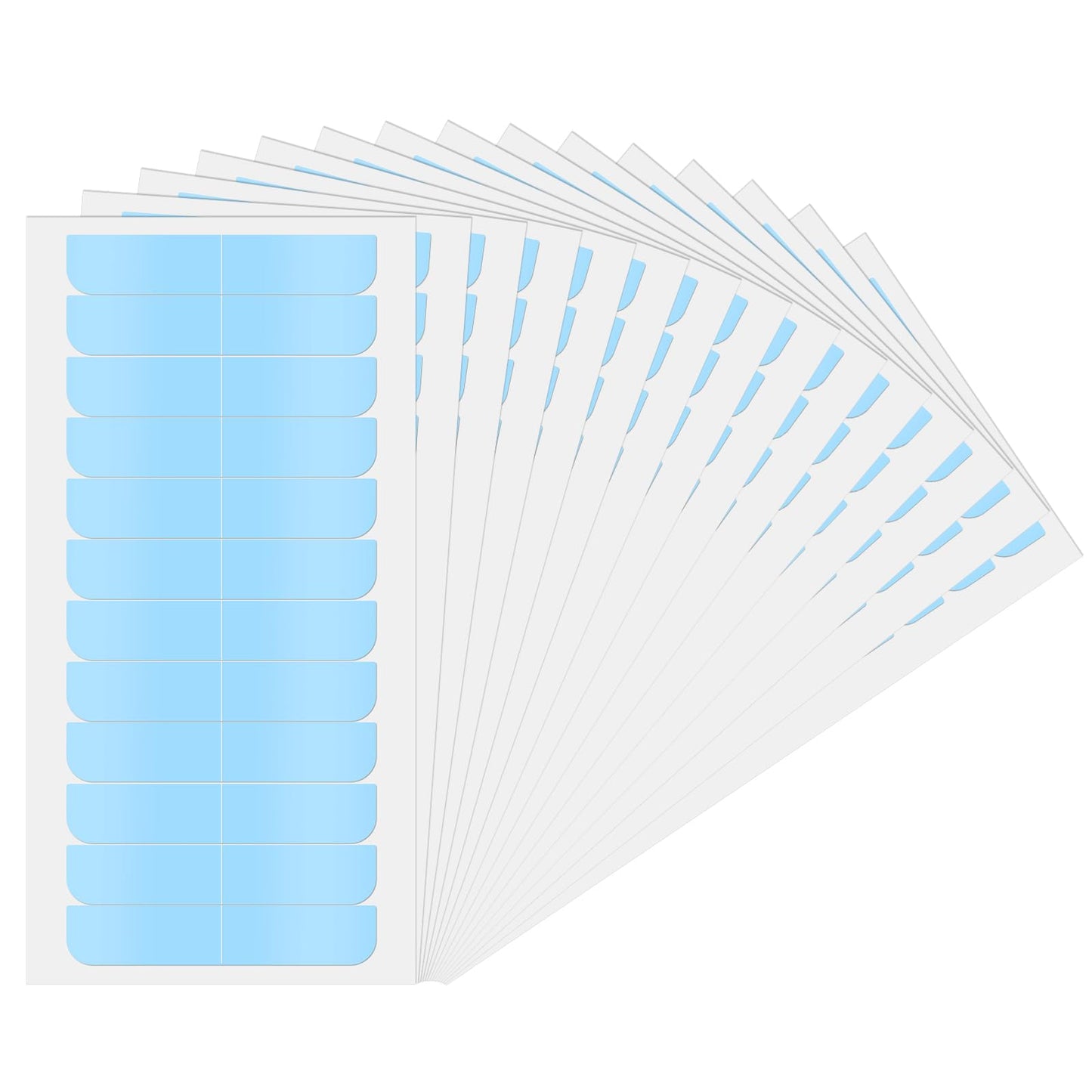 360 PCS Wig Tape Double Sided Clear Toupee Tape Hair Extension Tape Strong Hold Adhesive Waterproof Lace Tape Toupees Hair Pieces for Wigs Beauty Tools(Blue)