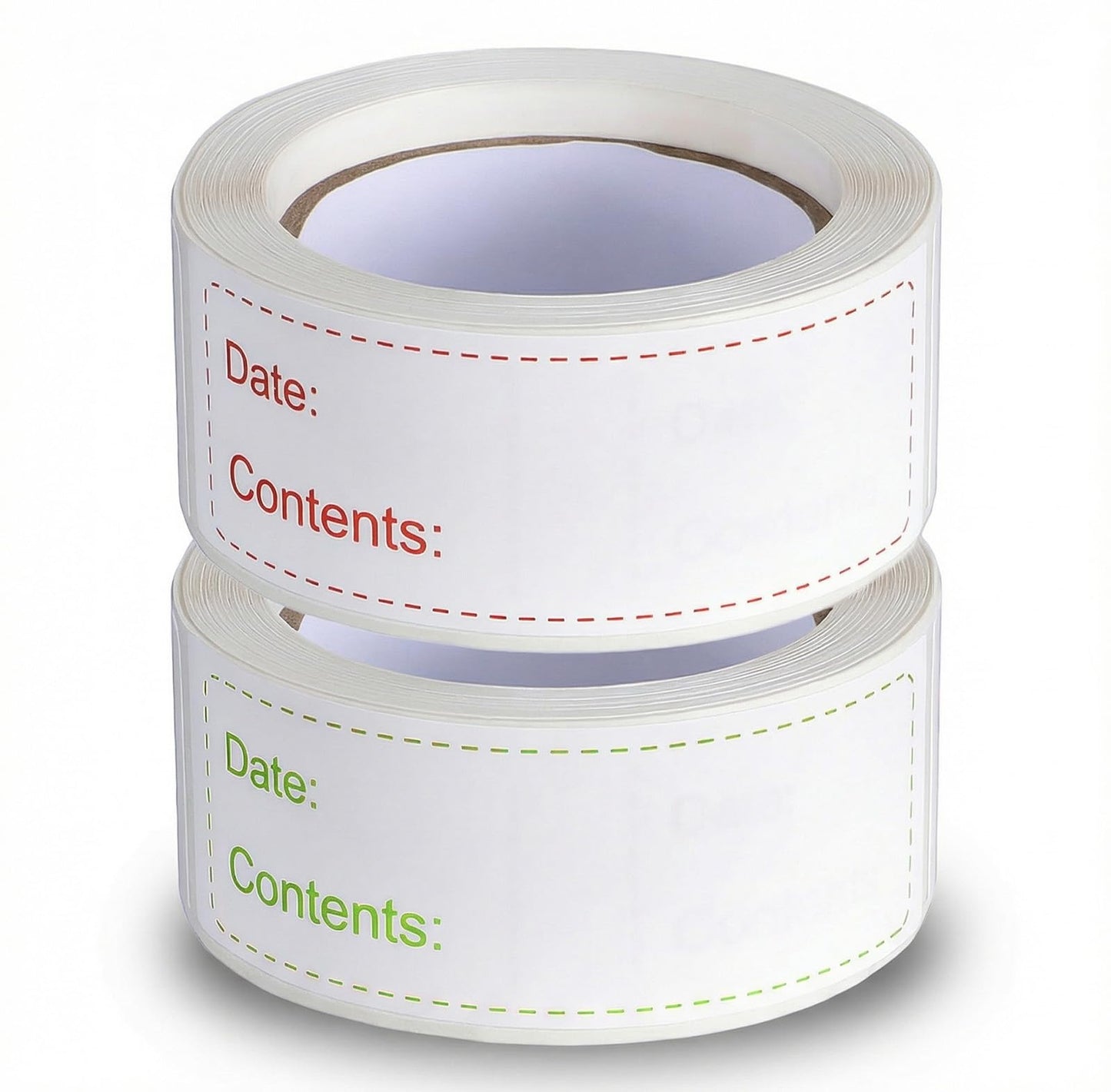 Qianyu 300pcs Freeze Labels to Describe, 25x75mm, Waterproof Kitchen Labels, Removable, No Trace, Removable Food Containers, Freezing Cans