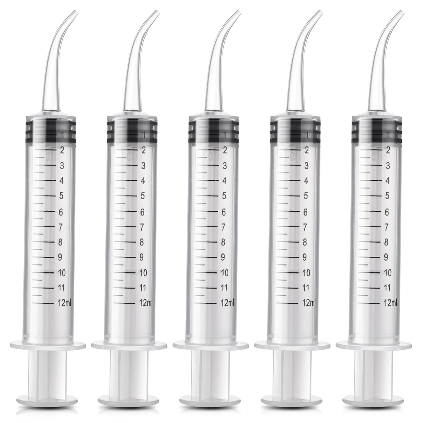 Sibba Syringe Liquid Shots Medicine 5 PCS Plastic Oral Dispensing Medical Without Needle Dispenser Dental Care Portable Sealed Multifunctional Adapter Bottle Pen Handpieces