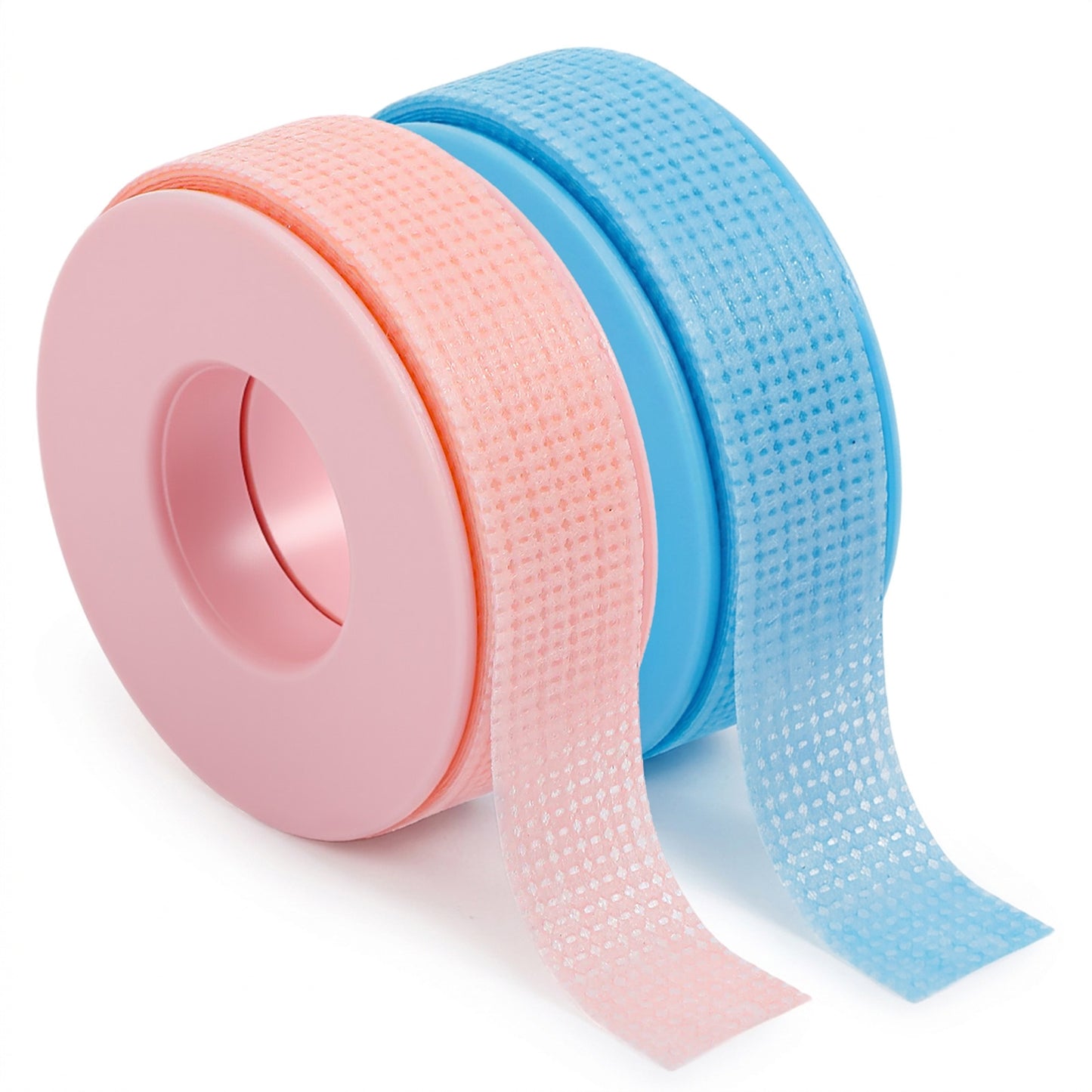 Sibba Lash Tape for Eyelash Extensions 2 Rolls Silicone Gel Sensitive Skin Eyelash Extension Tape Pain-Free Removal Breathable Micro-Porous Lash Supplies for Makeup Accessories (0.5in x 11.81ft)