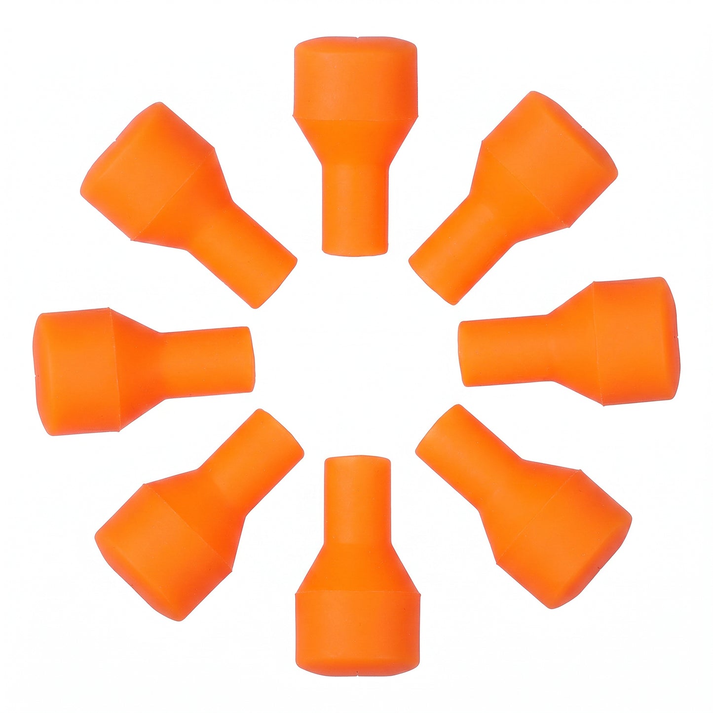 Wanmu 8 Pcs Bite Valve Replacement, Mouthpiece Valve Hydration Bladder Accessories, Bite Parts Replacement for Most Brands, Dust Cover, Backpack, Water Reservoir(Orange