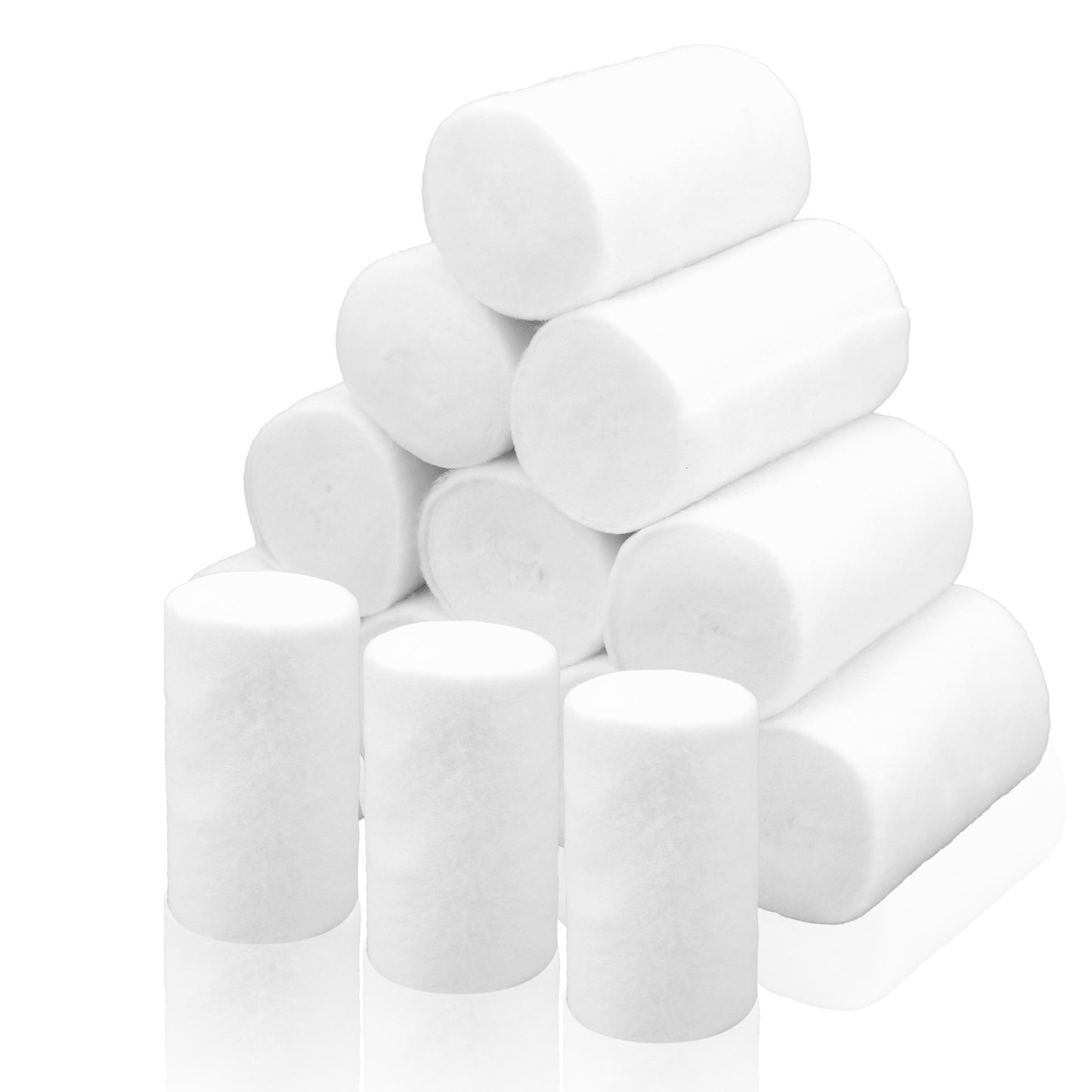 YUXIANLB 6 Rolls Cast Padding Bandage, 4 Inch x 8.85 ft Soft Individual Pack Cotton Conforming Undercast Wrap Use with Plaster Cloth Gauze for Halloween Wrap Art Projects Body Mask Making Hobby Craft
