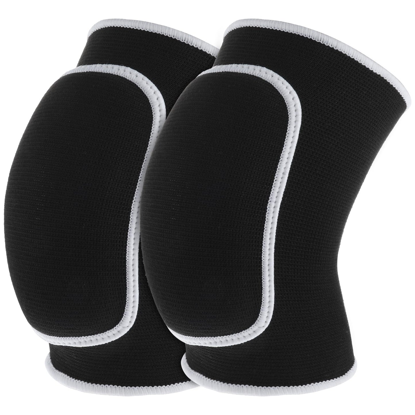 Sibba 1 Pair Knee Pads Volleyball Brace Soft Sponge Pad Skating Basketball Football Dance Protective Gear Splints Supports Sleeve Kneepads Protector Youth Mens Women Yoga Gym Workout Sports