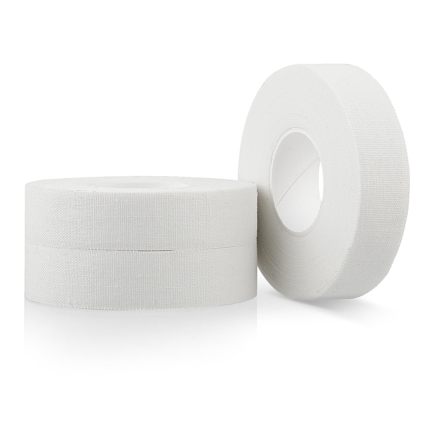 COMNICO 3 Rolls Finger Tape White Extra Strong 0.6-Inch x 32-feet Athletic Tape for Fingers Feet Sweat Volleyball Finger Tape for Outdoor Sports Climbing Football