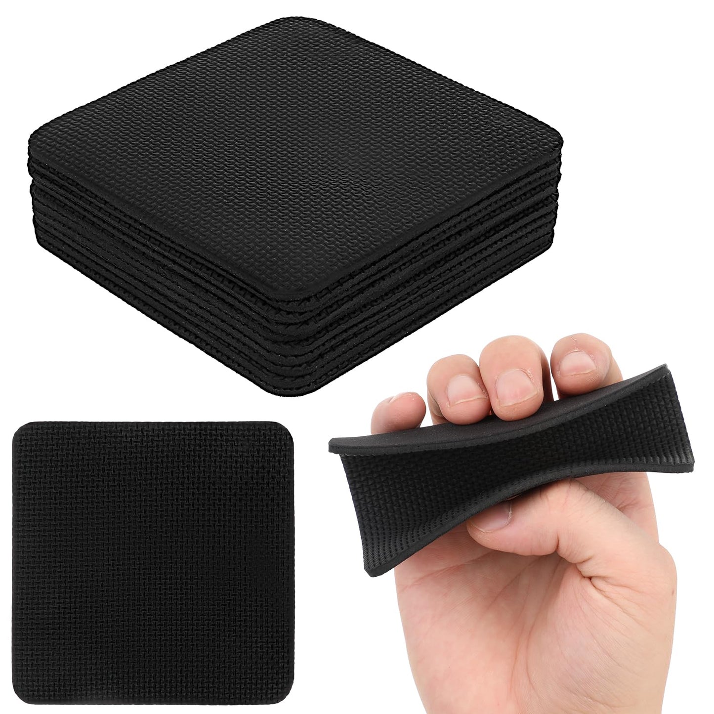 COMNICO Grip Pads, 10 Pcs Gym Lifting Grips Weight Workout Pads The Alternative to Gym Workout Gloves Pull Up Grips Comfort Gymnastics Hand Grips No More Sweaty Gym Gloves for Men Women