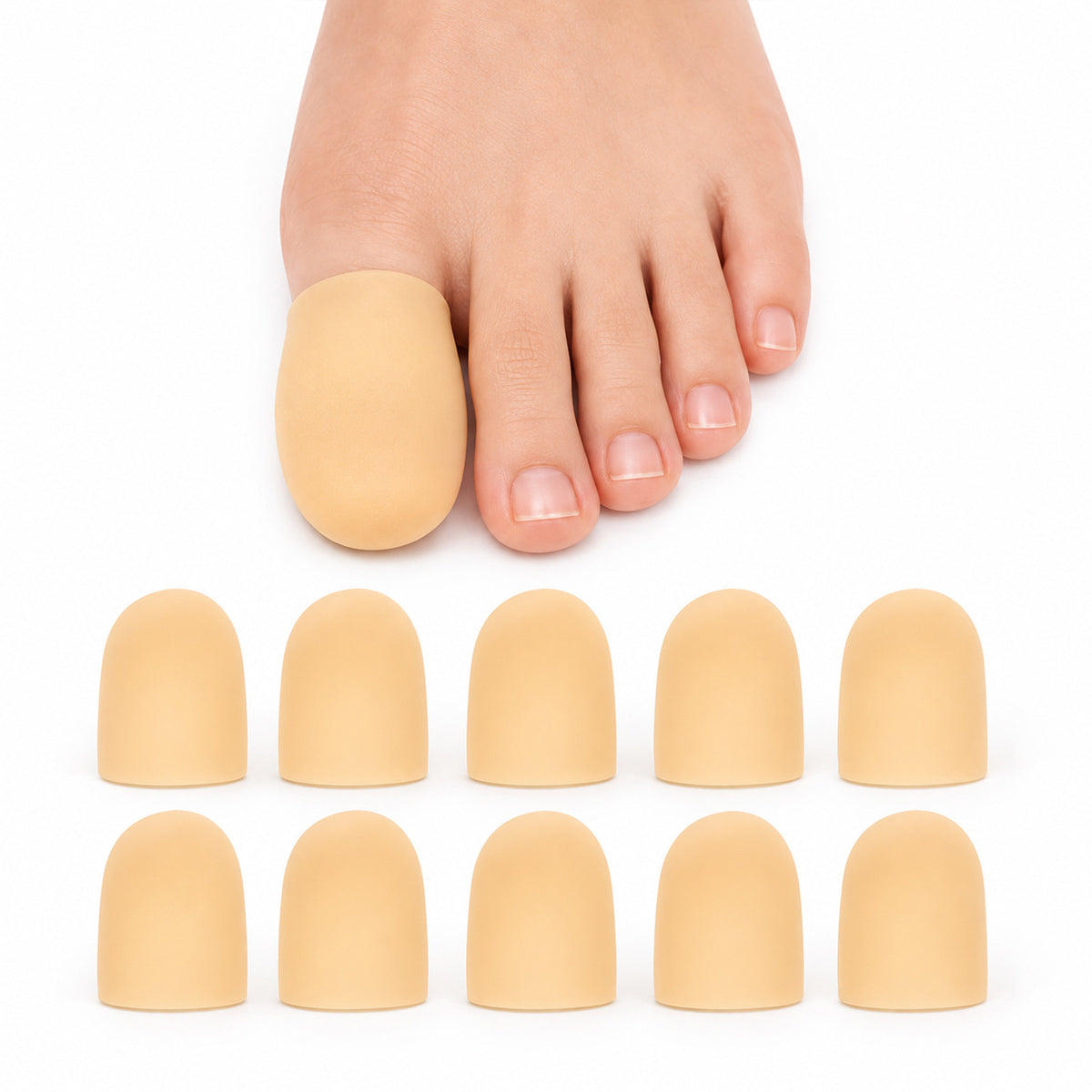 Toe Covers Big Toe Protectors for Women Men, Cover Gel Toes Caps