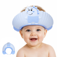 Baby Shower Cap Shield Soft Adjustable Hair Washing Hat Visor Hat for Ear and Eye Protection Bathing Head Hair Rinser Protection for Children Prevent Water Entering Eyes Ears Makes Baby Bath More Fun