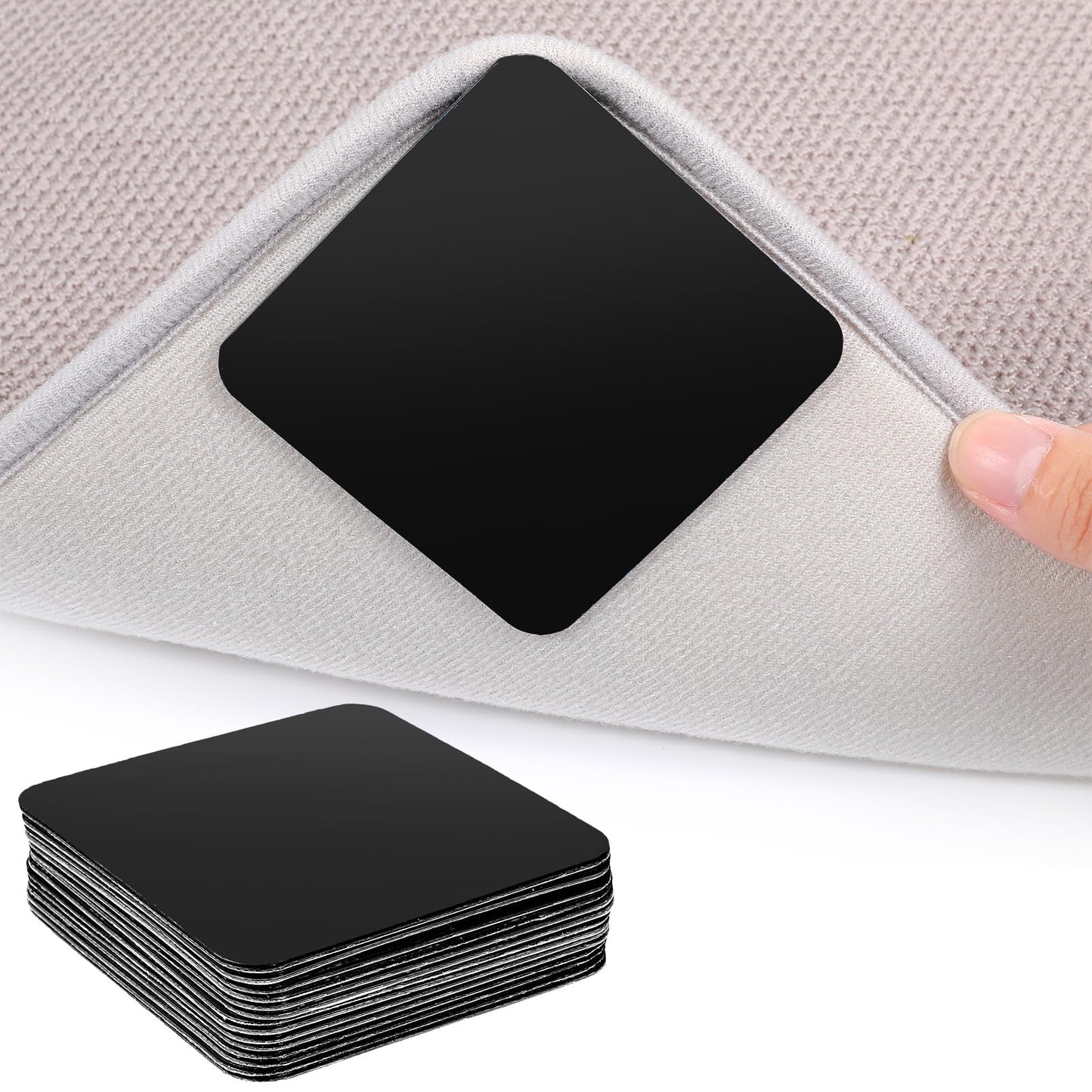 YUXIANLB Non-Slip Mat for Carpet, Pack of 16, Washable and Reusable Non-Slip Underlay, Non-Slip and Washable Gripper Carpet Non-Slip Underlay to Prevent Slipping