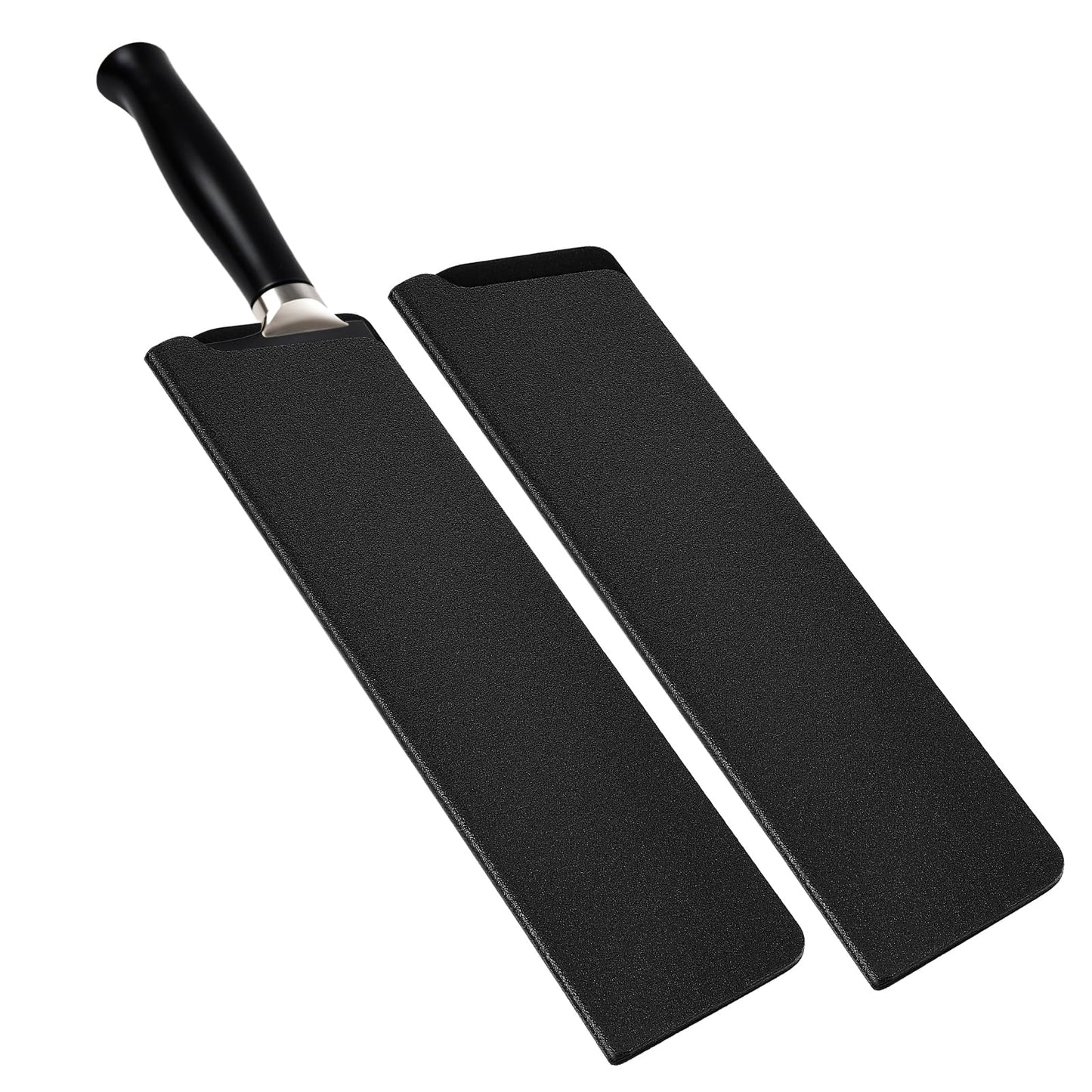Wanmu 2Pcs Universal Knife Case, 8.66" × 2.17" Knife Covers or Sleeves, Knife Edge Guard, Universal Waterproof Kitchen Knife Sheath, Sheath Sleeves Edge Guards Set for Chef Knife