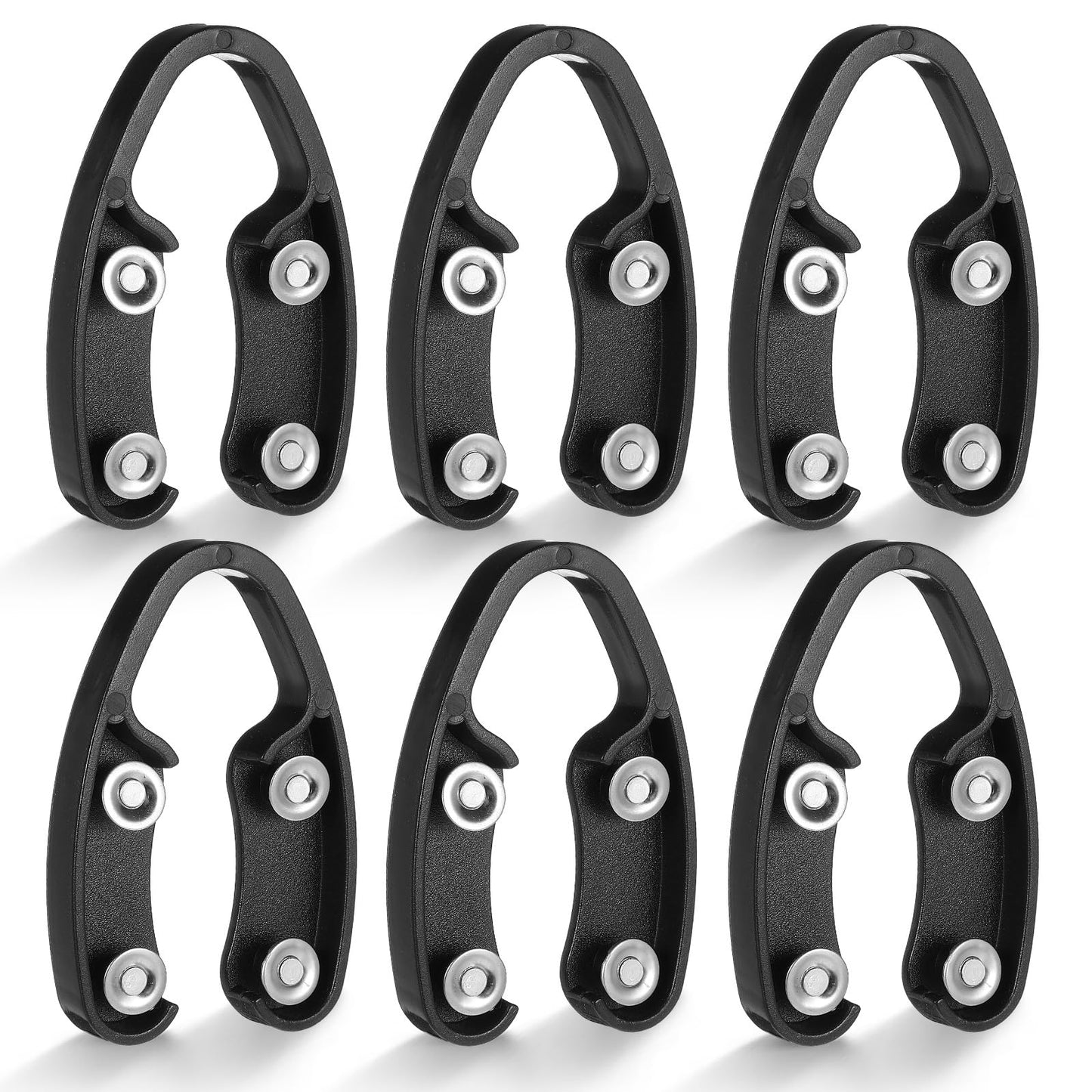 UXIANLB 6Pcs Wine Foil Cutter Tool, 4 Stainless Blades Foil Remover Wine, Bottles Opener Accessory for Wine Lovers, Removes Foil Top Effortlessly, Practical Wine Foil Remover Tool (Black)