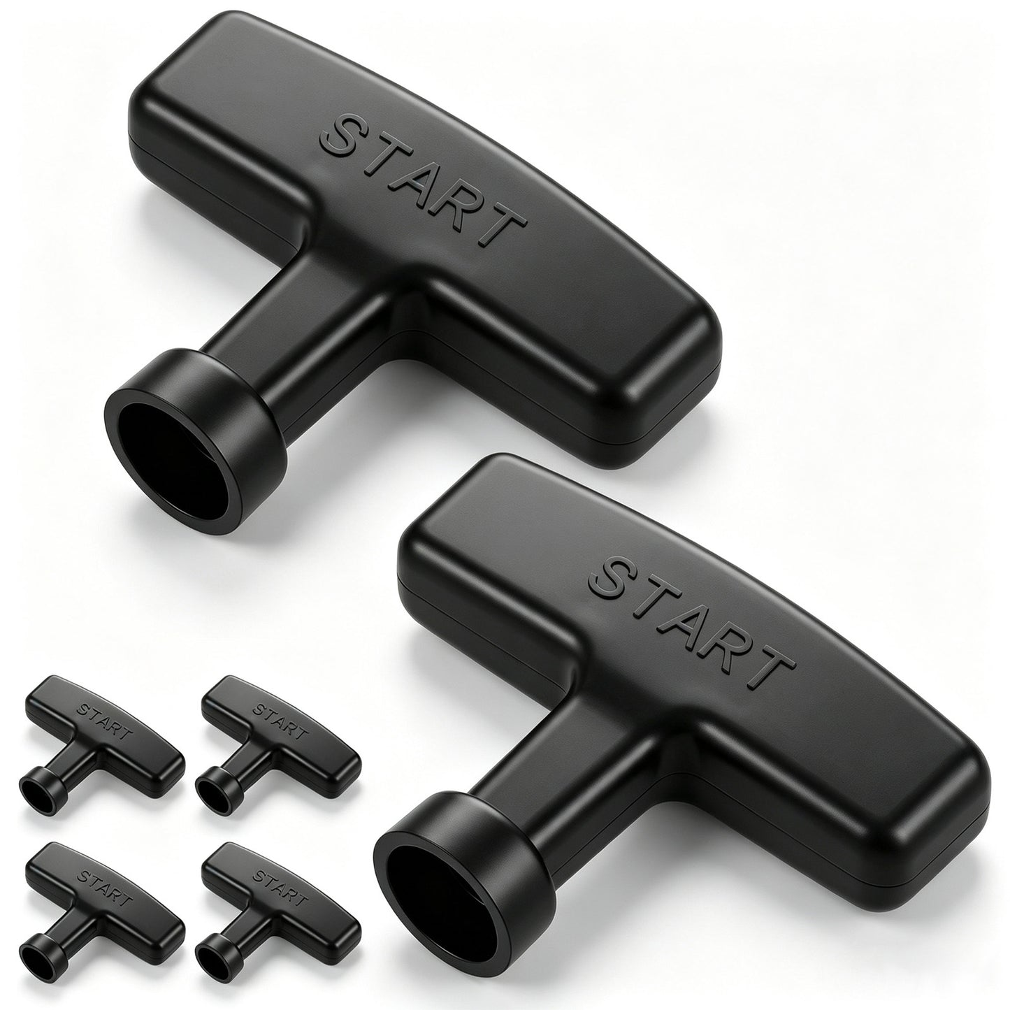 FNANJWQ 6Pcs Pull Cord Handle Gasoline Engine Pull Starter Handle Grip