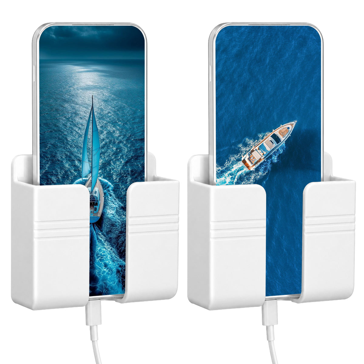 FNANJWQ 2 Pcs Boat Accessories Camper Accessory Wall Phone Holder