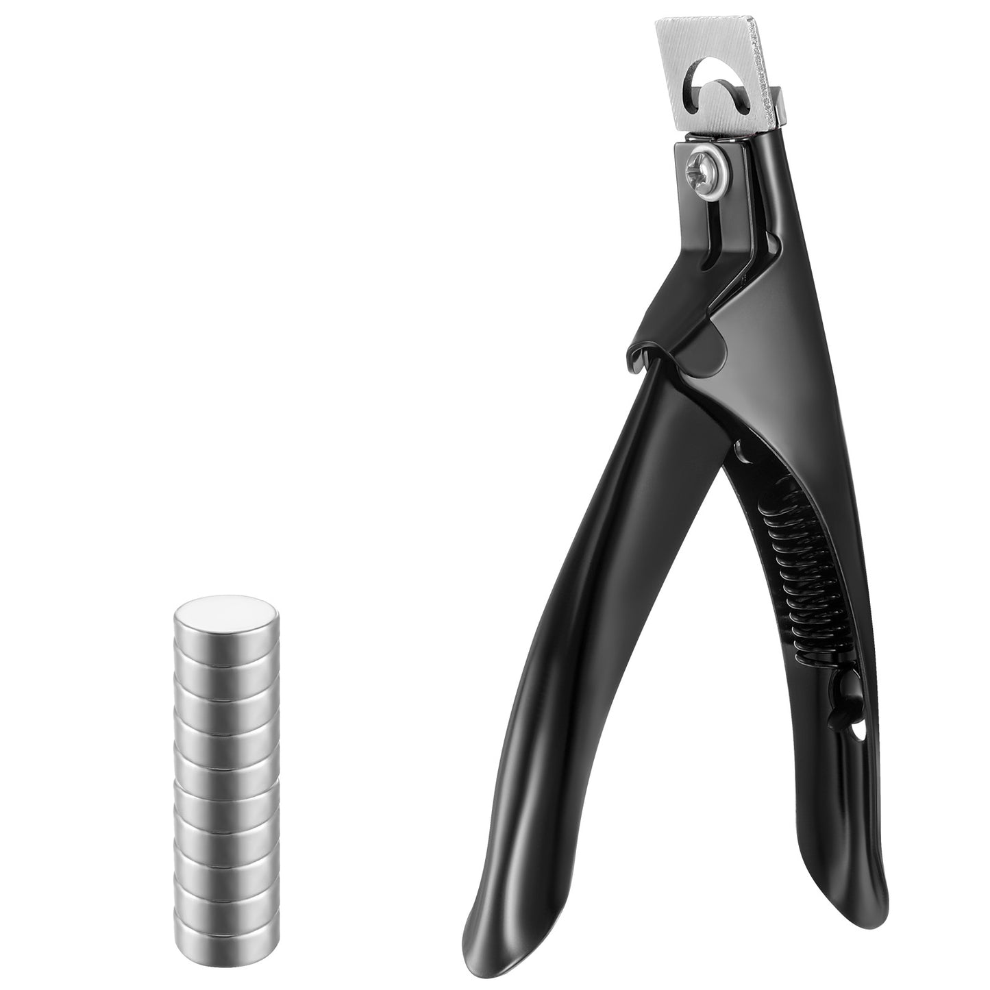 Acrylic Nail Clippers Professional False Nail Clippers with Magnets Nails Clipper Cutters Trimmer Adjustable False Nails Tip Cutter Precise Manicure Tool for Home Salon NailBeauty Art DIY