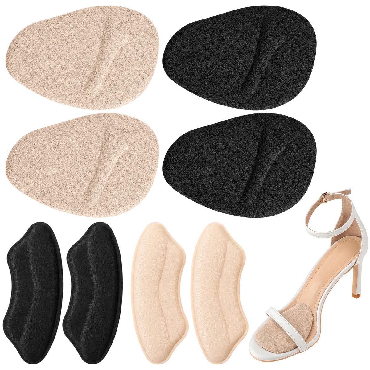 WLLHYF Ball of Foot Cushions Soft Comfortable Metatarsal Pads for Women
