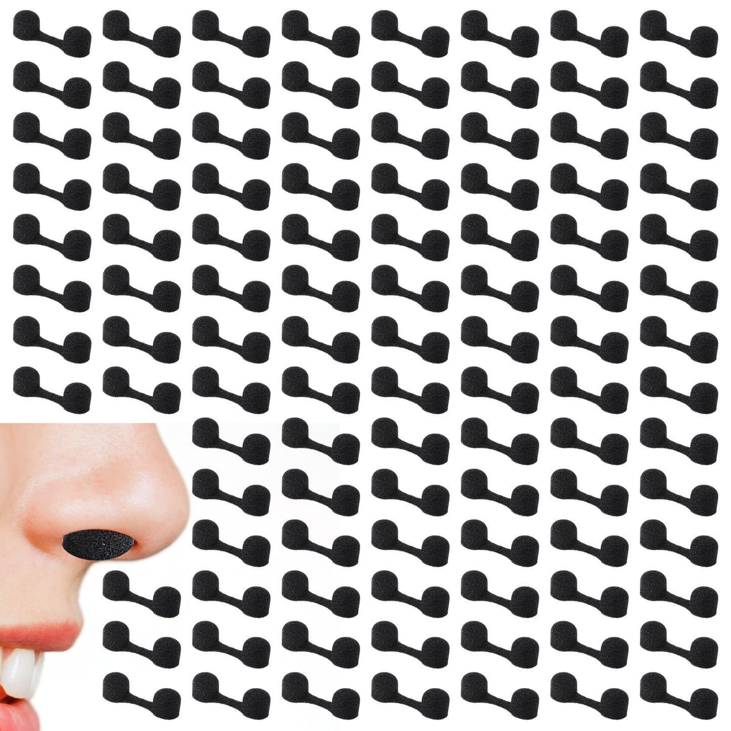 ElevateTech Nose Plug Filter, 200 Pcs Disposable Nose Dust Filters Bulk
