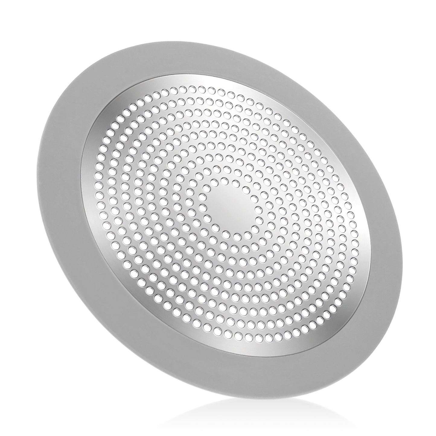 YUXIANLB Shower Hair Drain Catcher, 5.7 inch Shower Drain Cover Universal Round Bathtub Drains Strainers Bathroom Flat Strainer Stopper Wide Rim for Robust Bathtub Adhesion Prevents Clogs