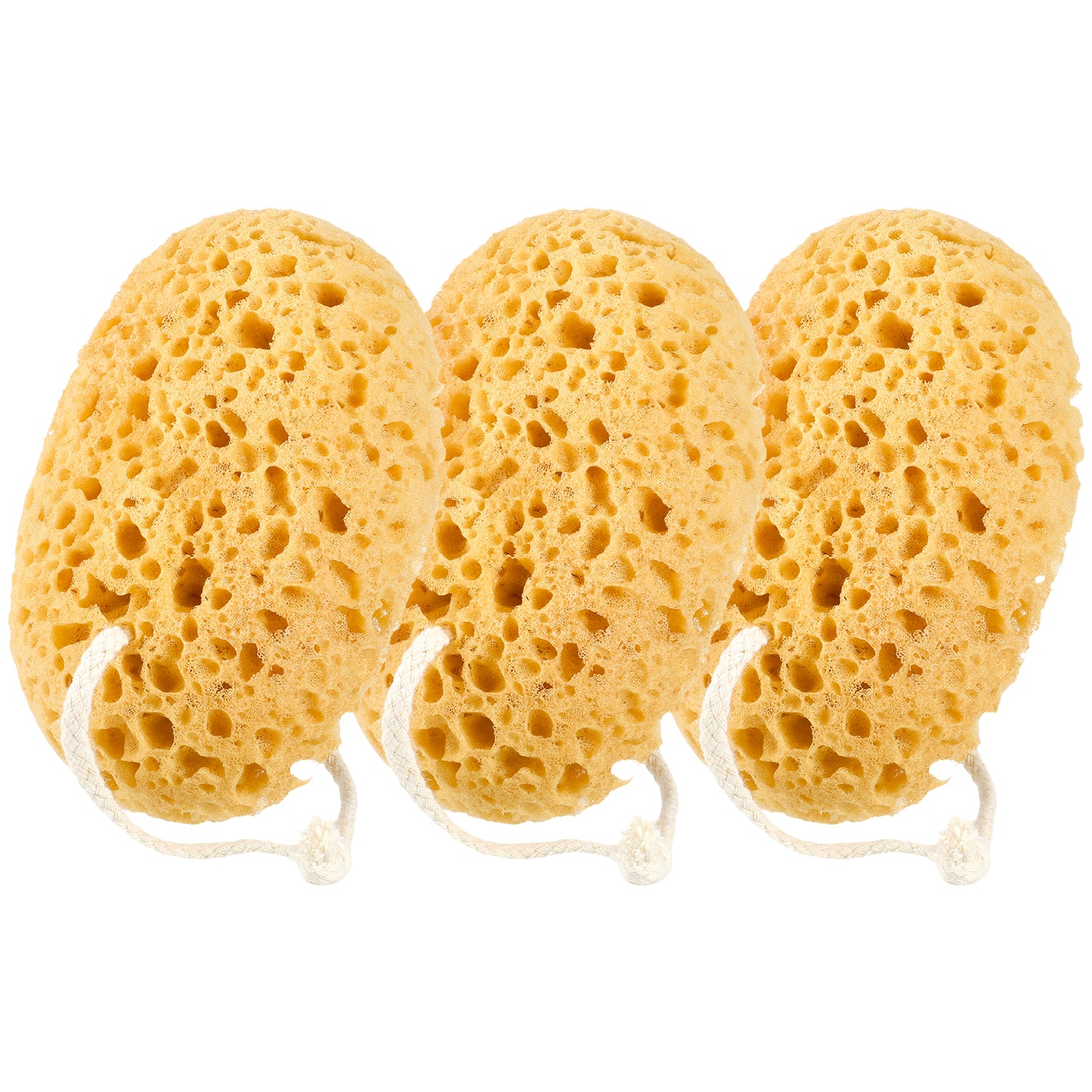 3 Pcs Bath Sponge Foam Loofah Exfoliating Sponge Face Body Puff Bathing Body Scrubber Soft Shower Sponges Reusable Washing Scrubber for Women Men