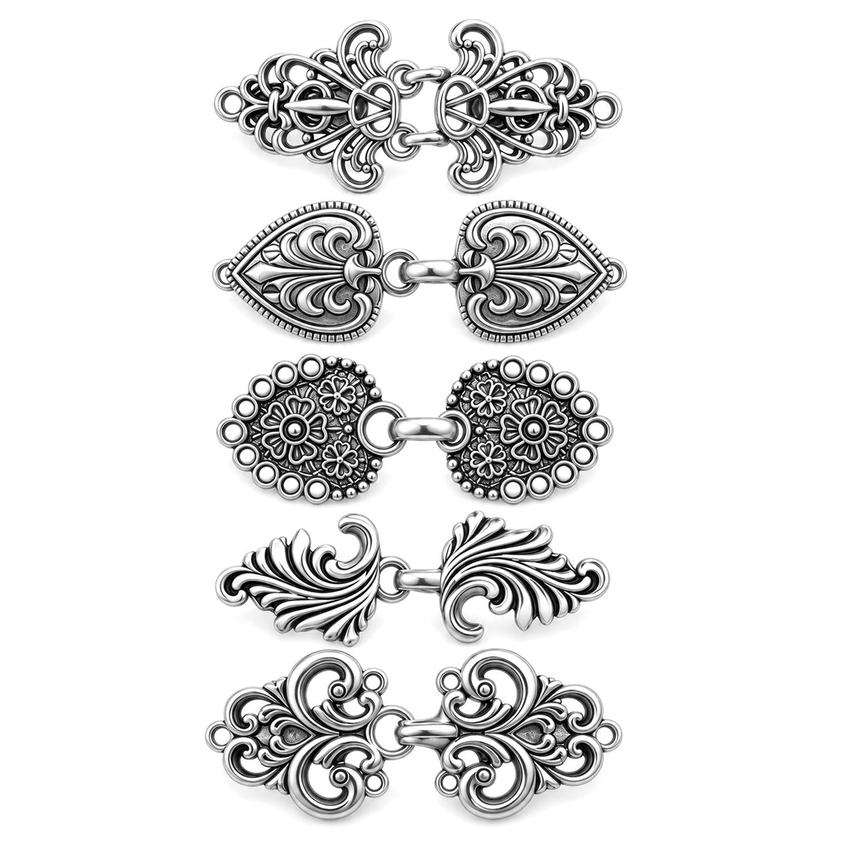 Hpmjz 5Pcs Vintage Cinch Clip Shirt Tightener Dress Waist Cincher Clip