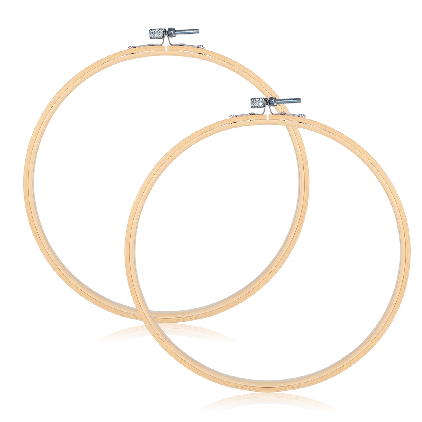 Ptwola 2 Pack 5.9 Inch Wood Embroidery Hoop
