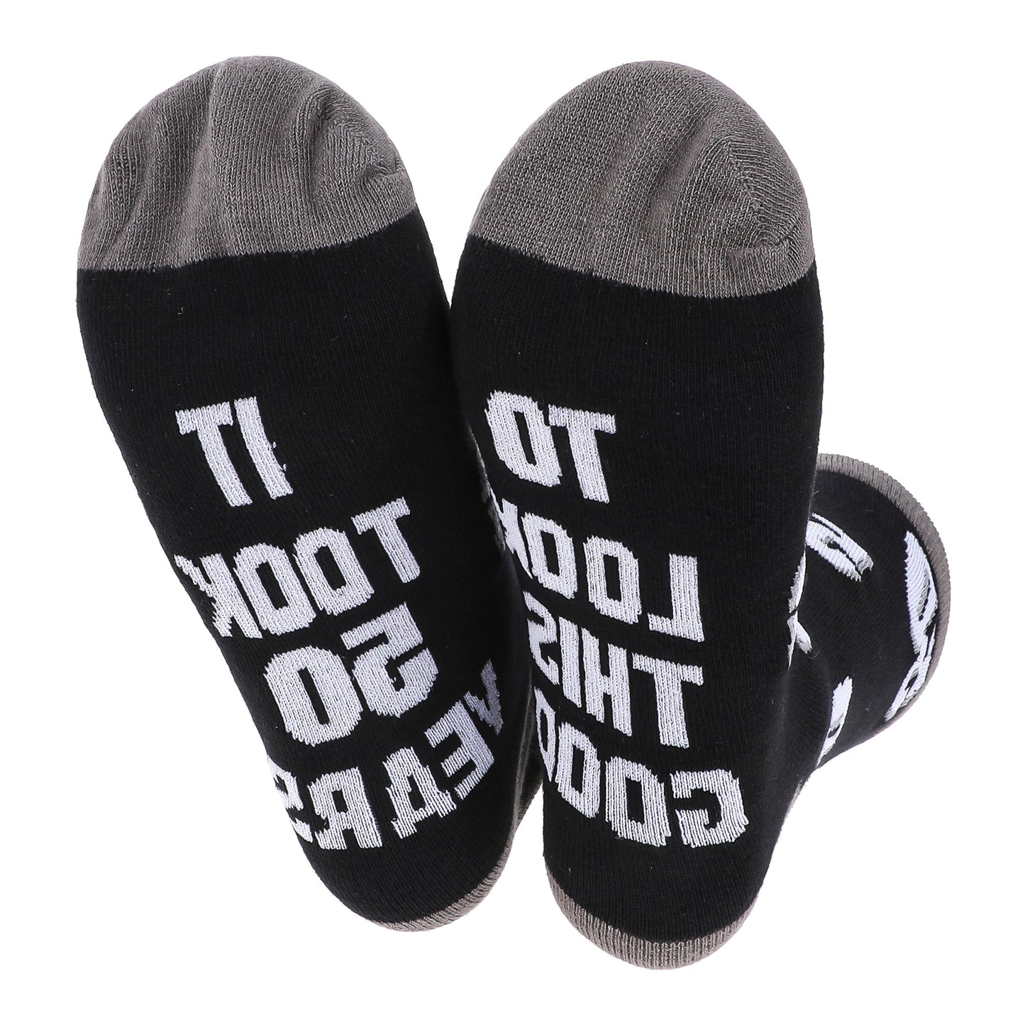 COMNICO Men Fun Crews Socks 50th Birthday Thoughtful Gifts for Men and Women Funny Black Crew Cotton Socks Birthday Gifts Ideas novelty decorations Cotton Socks with Number Pattern