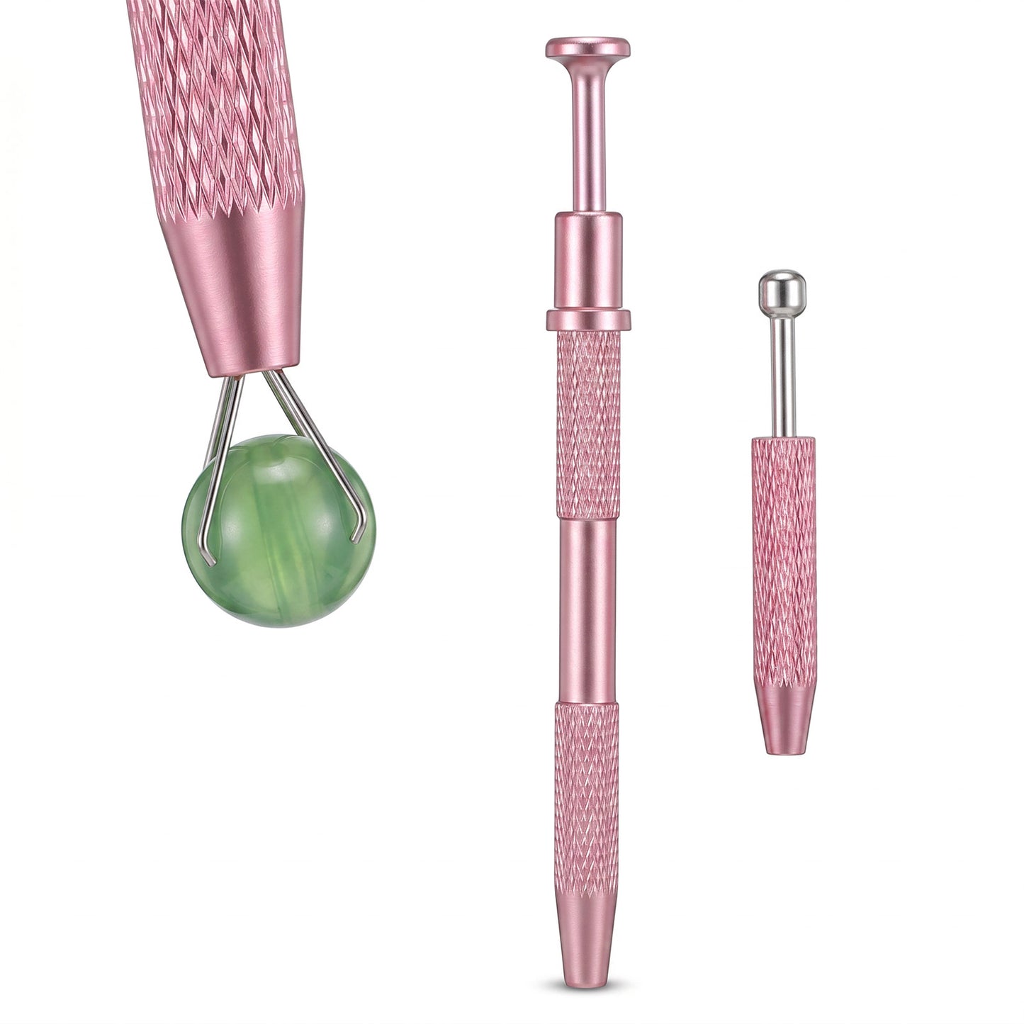 Hadnves 2 Pcs Piercing Ball Grabber Tool Piercing Holder 4 - Claw Pick Up Tools for Septum Ball Screw Changing Removal Jewelry Electronic Components Earring Pearl Gem Tweezers Small Parts Clamping